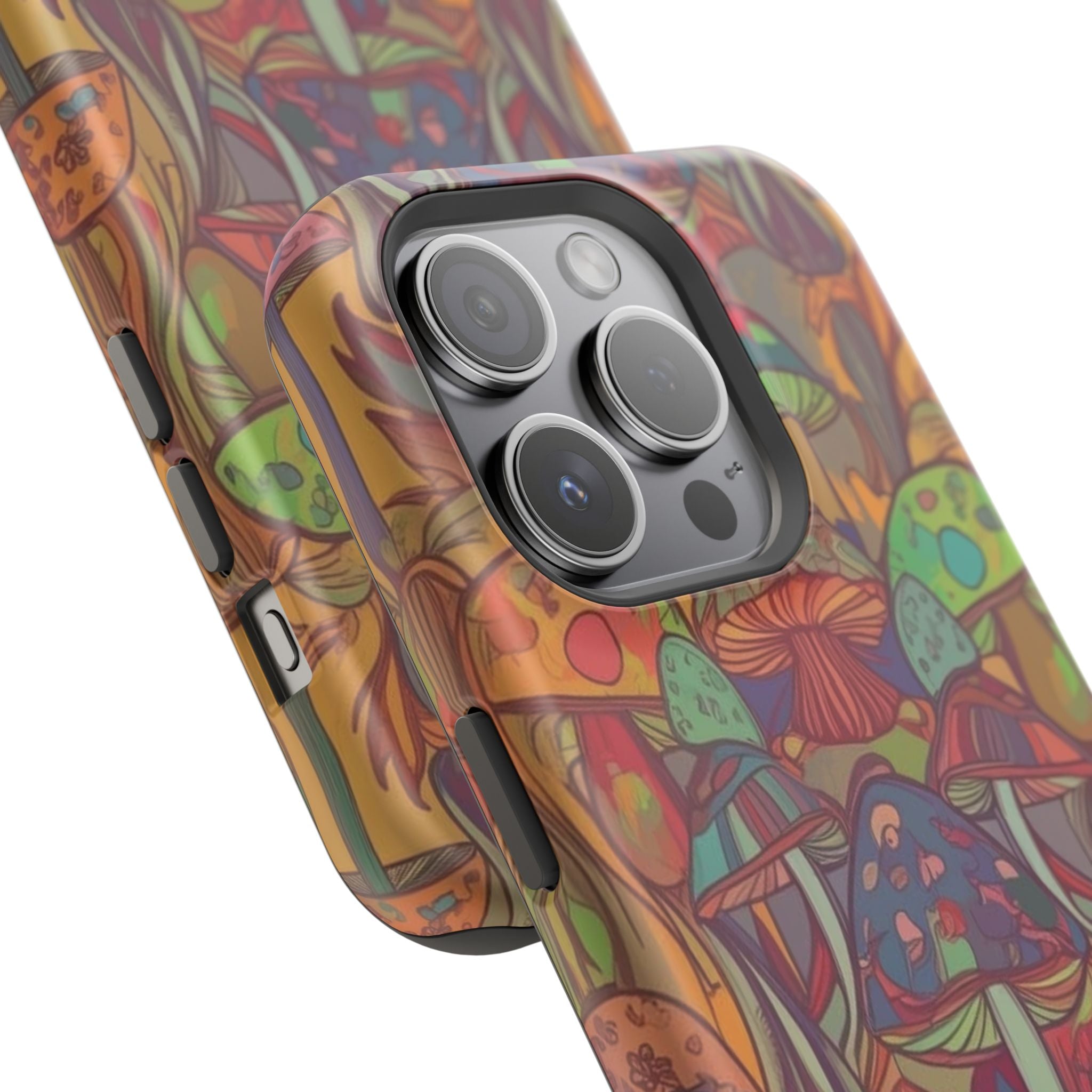 Mushroom Grove Impact-Resistant Case, Unique Phone Cover for Nature Lovers, Mushroom Art Gifts, Phone Accessories for Festivals, [...]
