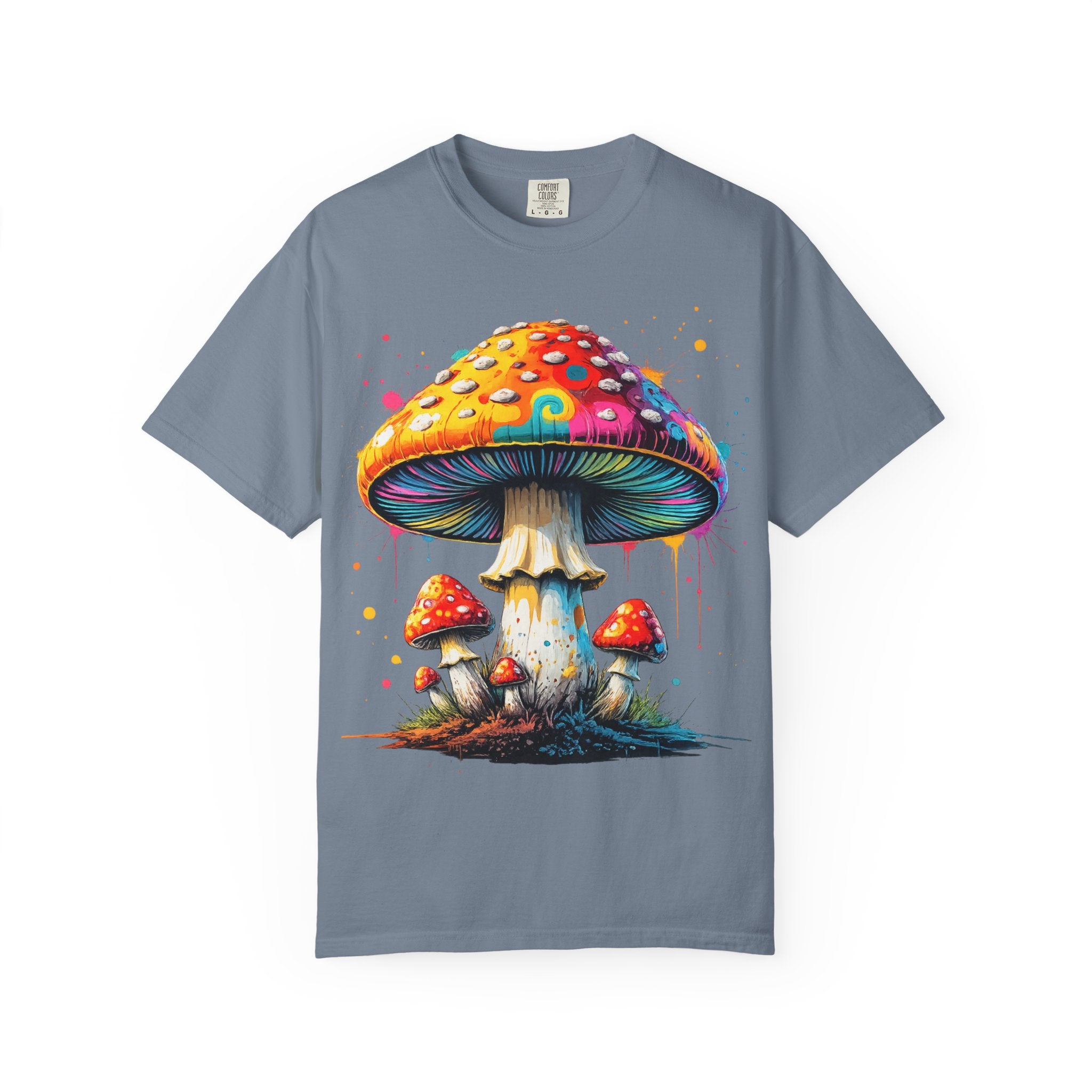 City: Lake Oswego Mushroom T-Shirt — Vintage Nature & Psychedelic Fungi Design