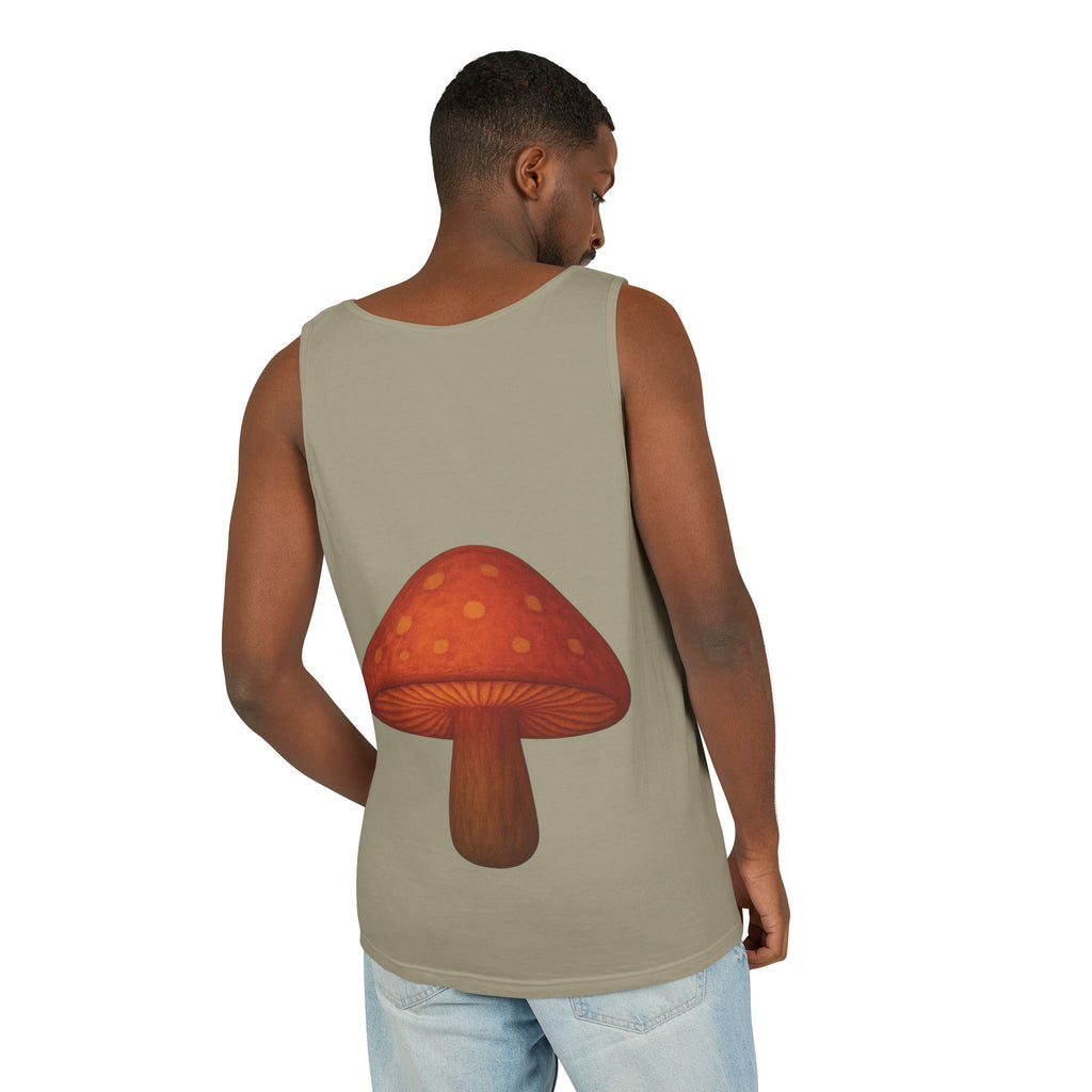 City: Portland Mushroom Tank Top — Vintage Forest Travel Graphic