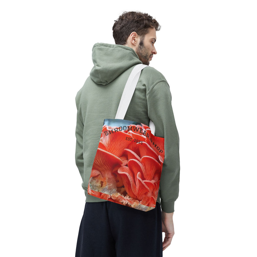 Bag: Mushroom Print Tote Bag – All-Over-Print Canvas Tote