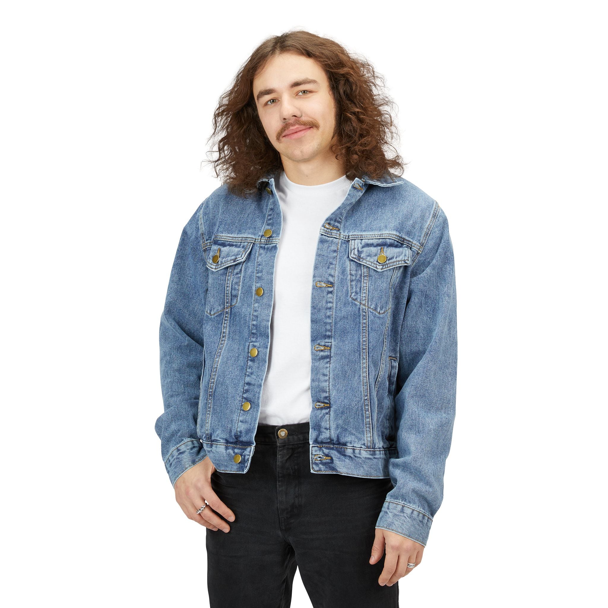City: Portland Denim Jacket — Portland Mushroom Forest Back Patch