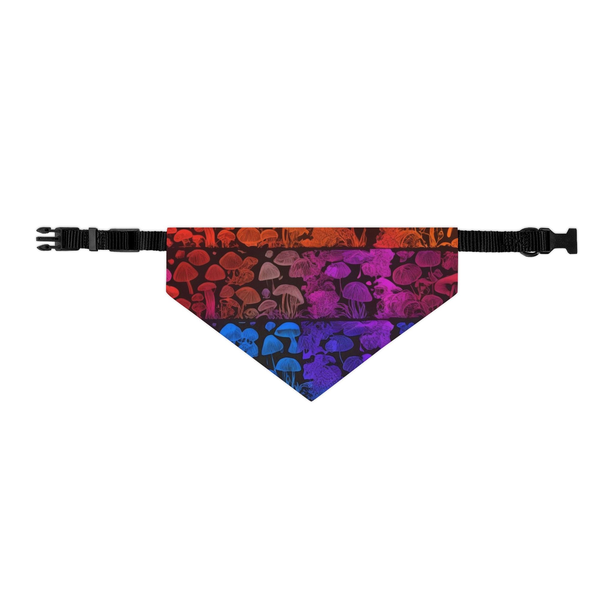 Shroom Bloom Spectrum Pet Bandana Where Fungi Meets Fashion