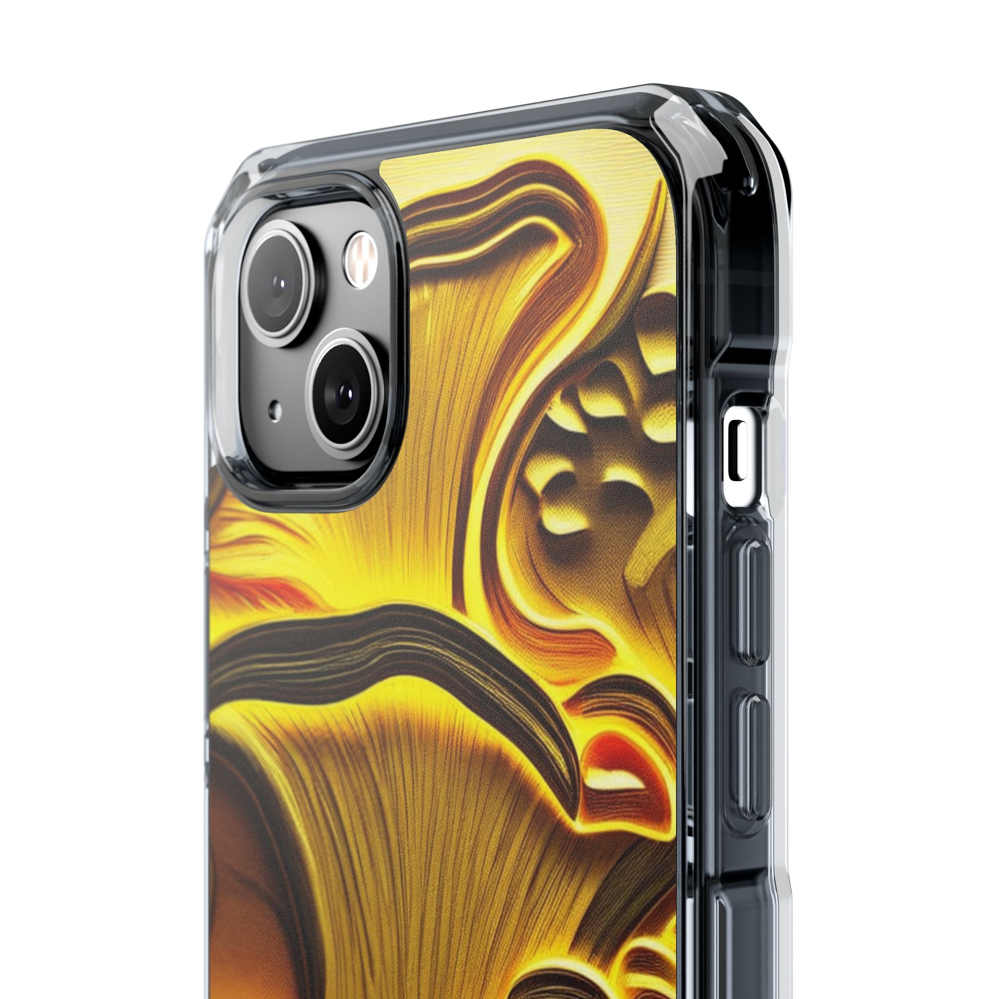 Golden Fungi Phone Case – Forest Glow Edition