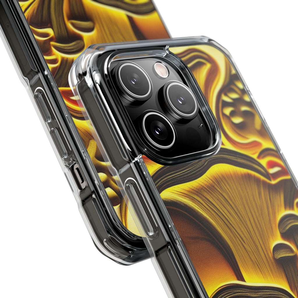 Golden Fungi Phone Case – Forest Glow Edition