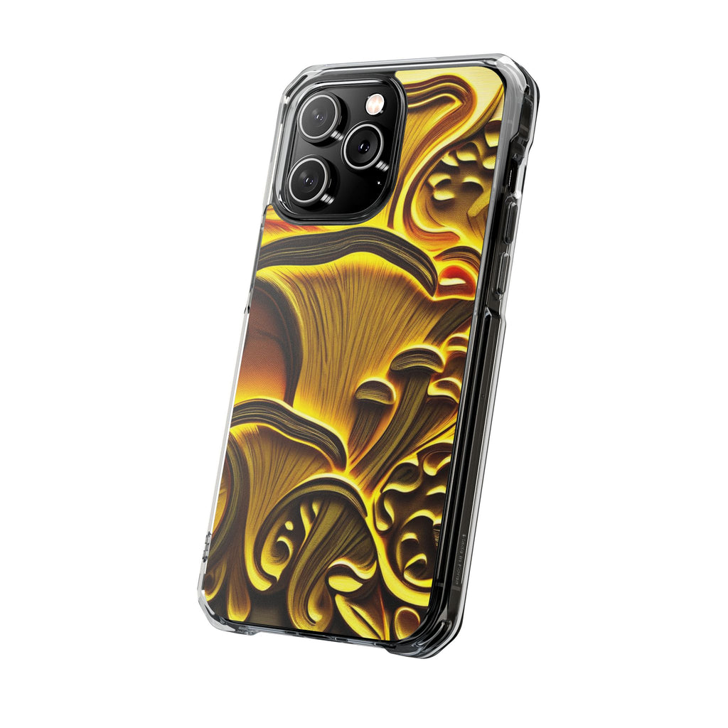 Golden Fungi Phone Case – Forest Glow Edition