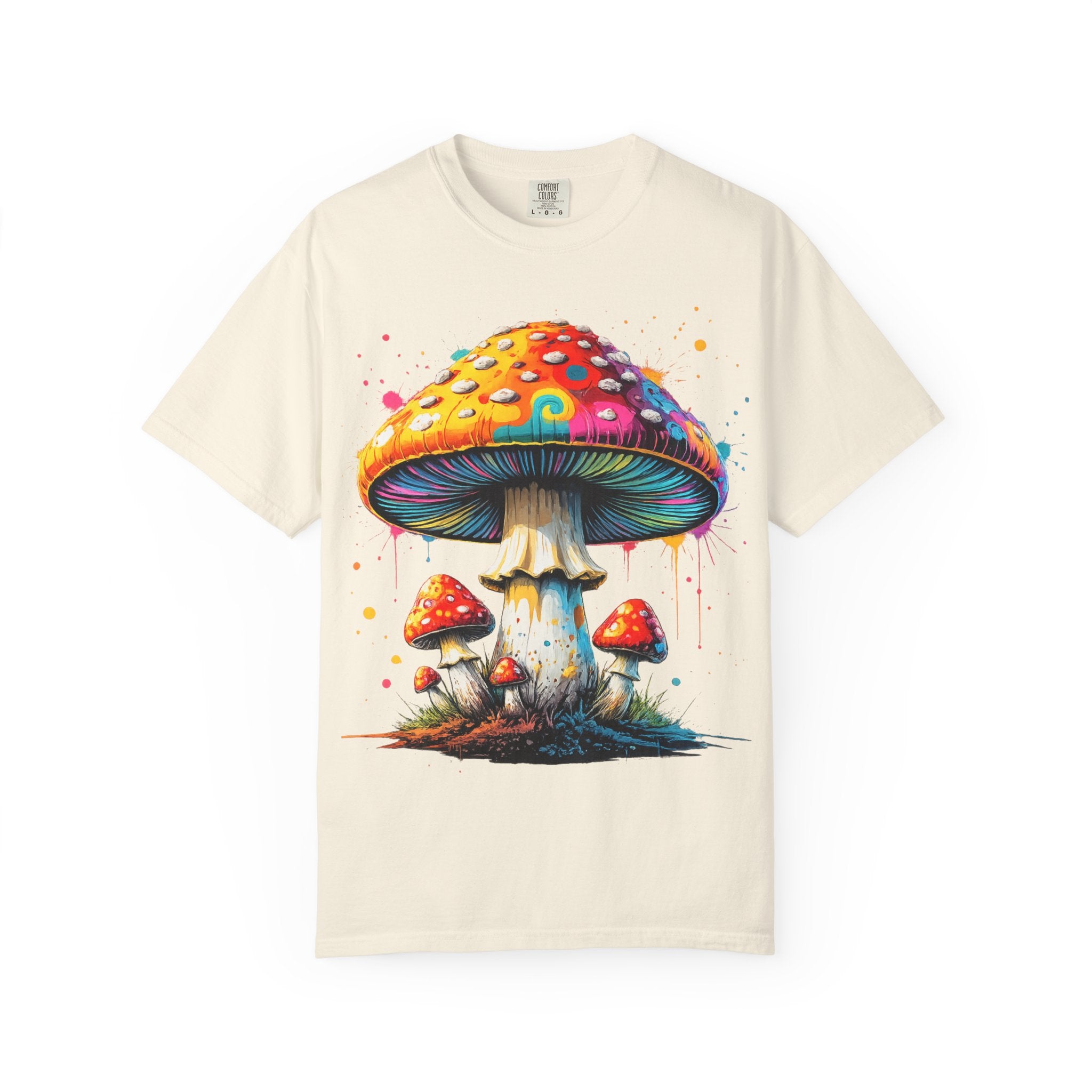 City: Lake Oswego Mushroom T-Shirt — Vintage Nature & Psychedelic Fungi Design