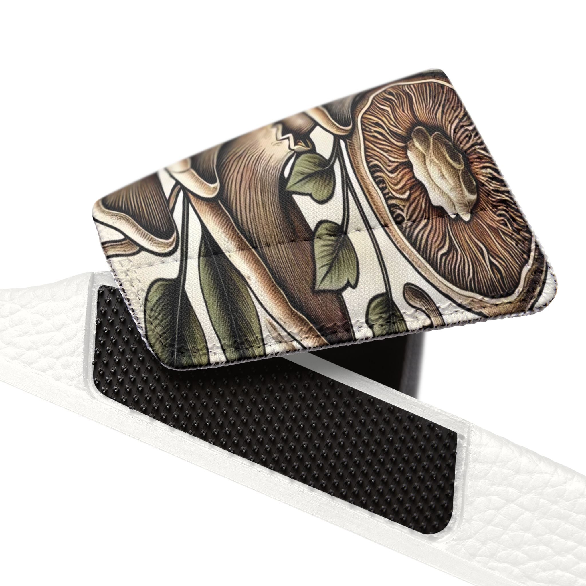 Mushroom Art Slide Sandals — Removable Strap Men's Slides