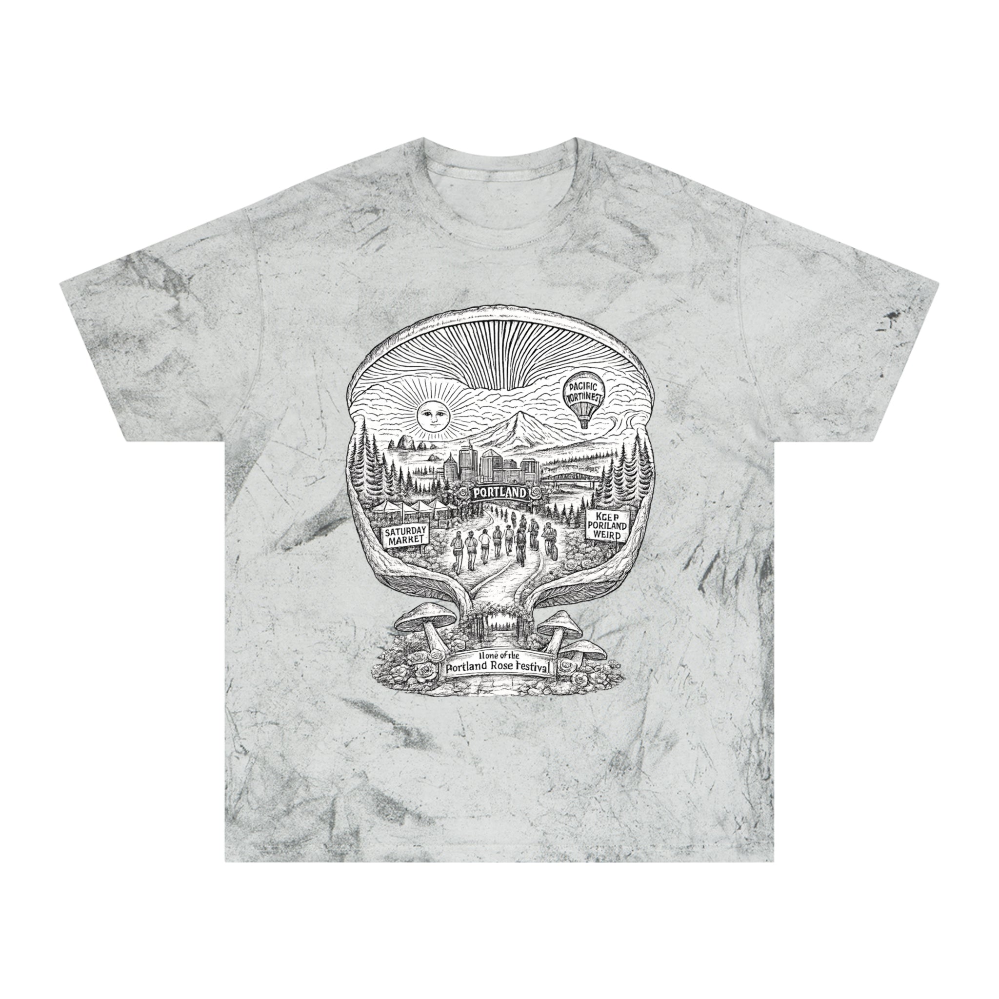 City: Portland Mushroom Adventure T‑Shirt