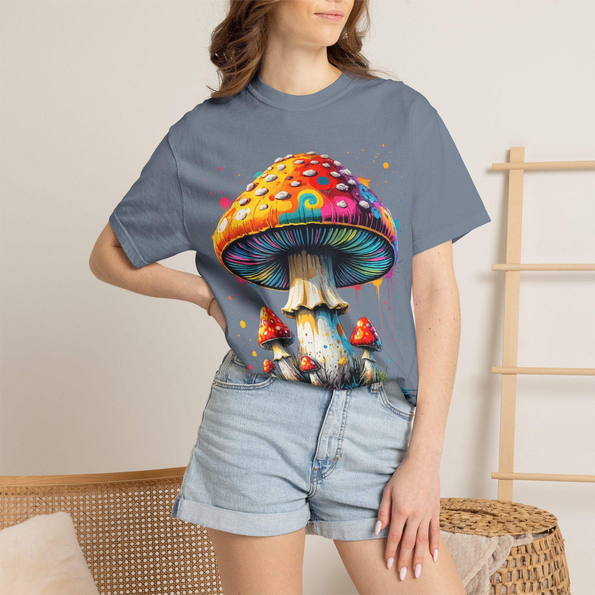 City: Lake Oswego Mushroom T-Shirt — Vintage Nature & Psychedelic Fungi Design