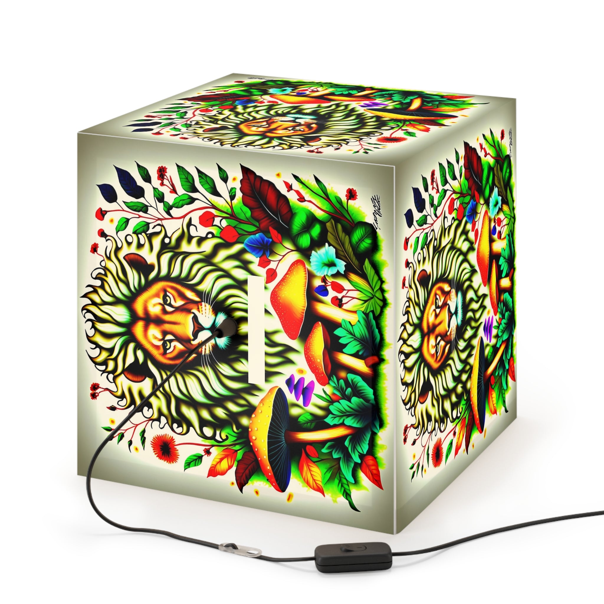 Cubo de luz Lámpara León del Bosque