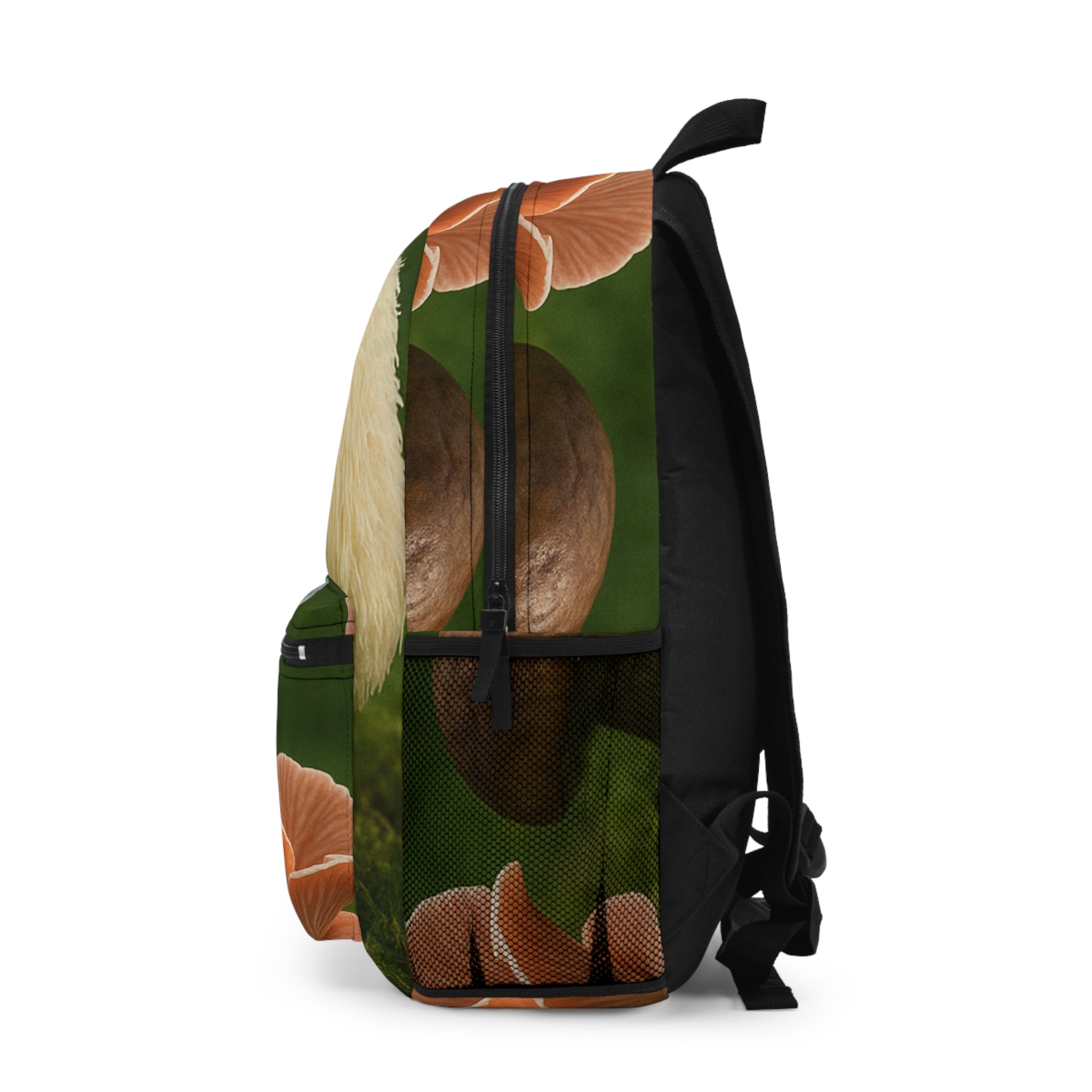 Mushroom Meadow Backpack — Botanical Fungi Print School & Daypack