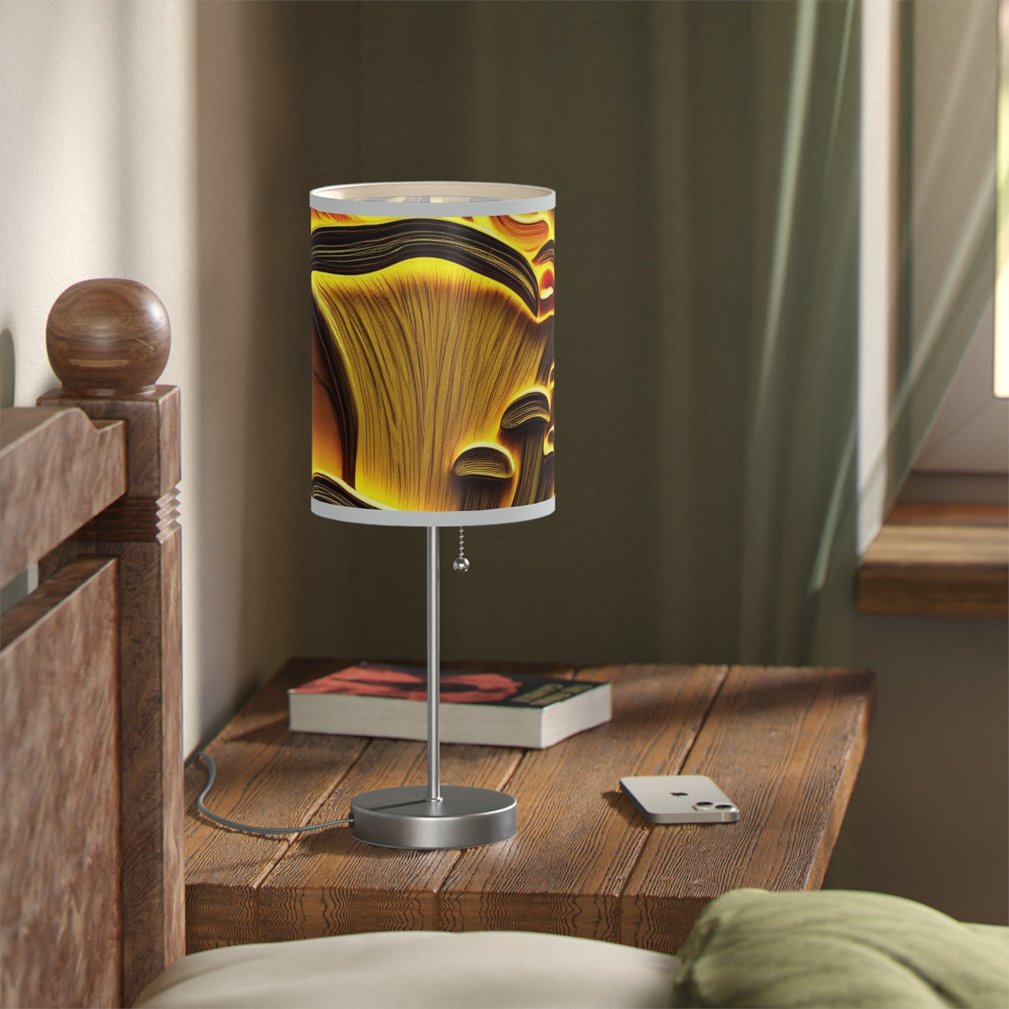 Golden Glow Mushroom Lamp – Forest Light Edition"