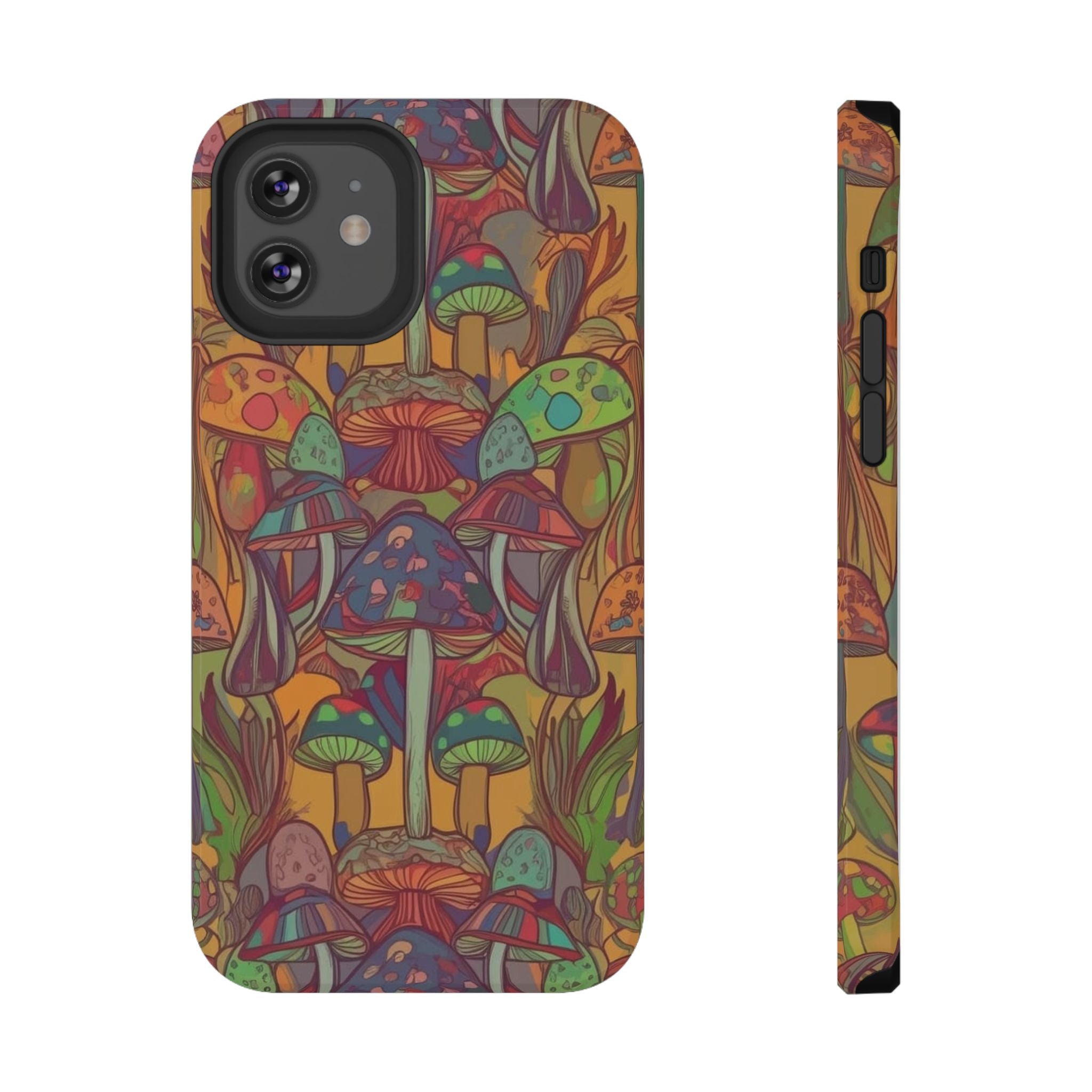 Mushroom Grove Impact-Resistant Case, Unique Phone Cover for Nature Lovers, Mushroom Art Gifts, Phone Accessories for Festivals, [...]