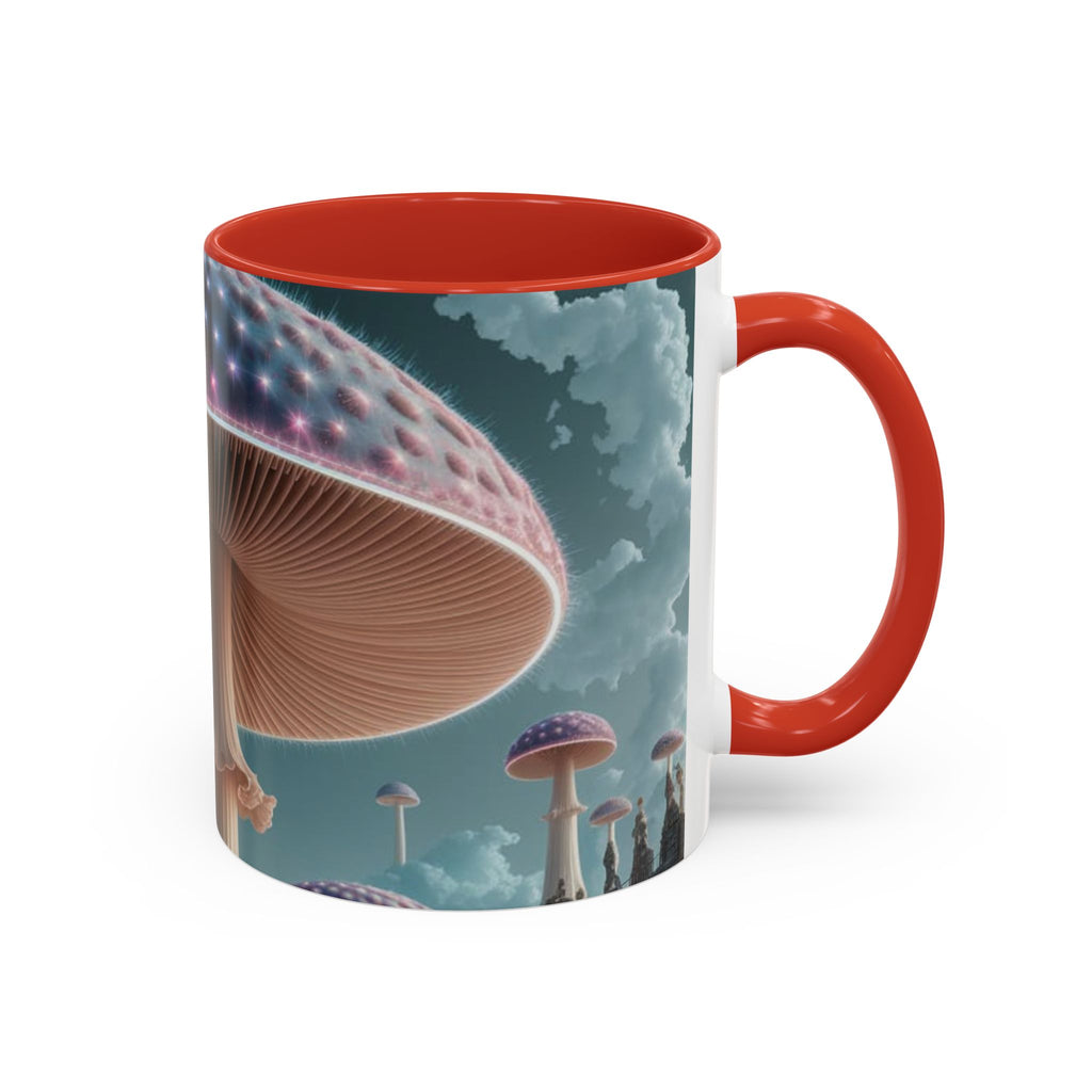 Mug: Mystical Glow Mushroom Coffee Mug — Psychedelic Fantasy Accent Mug