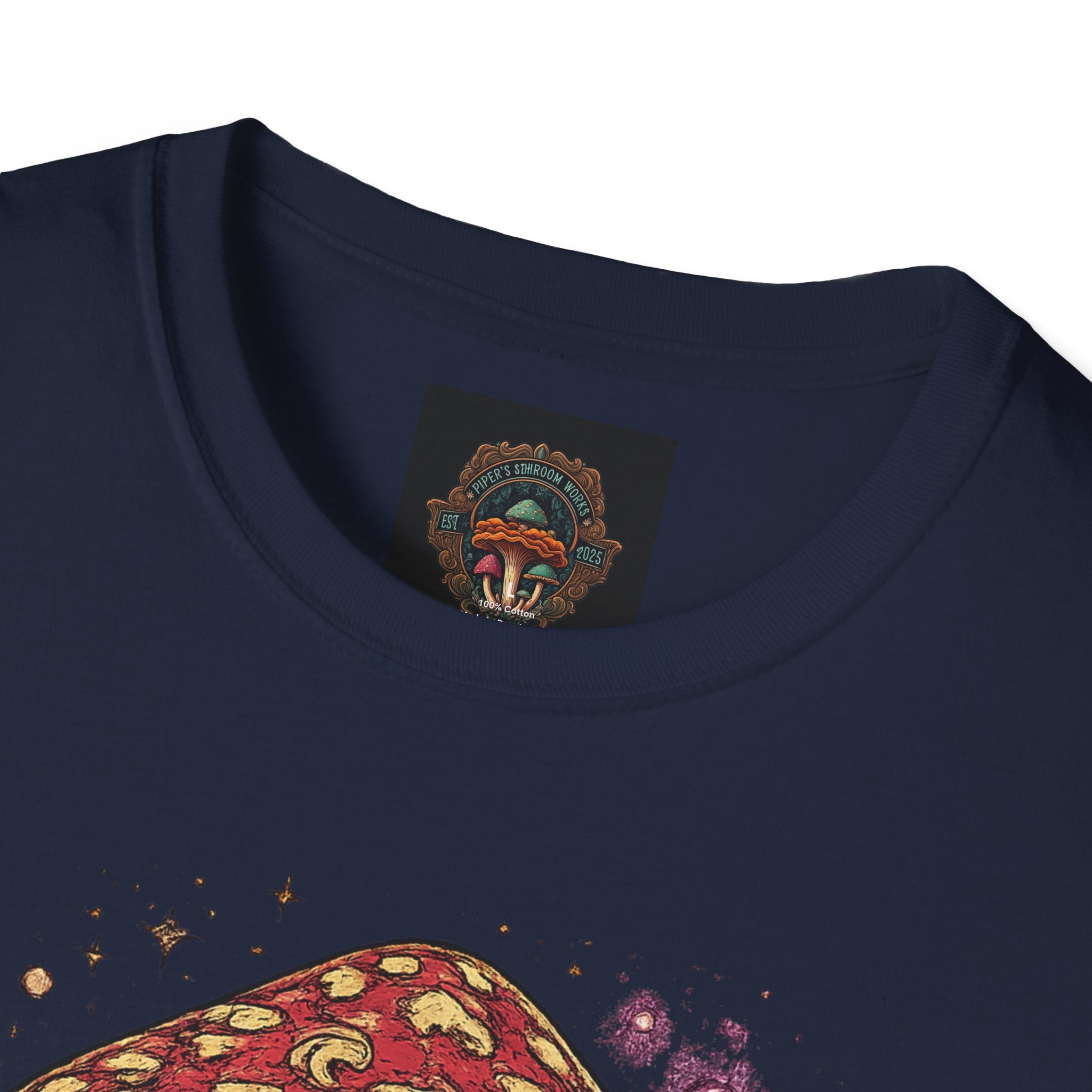 City: Portland Mushroom Magic T-Shirt — Vintage Red Toadstool Illustration
