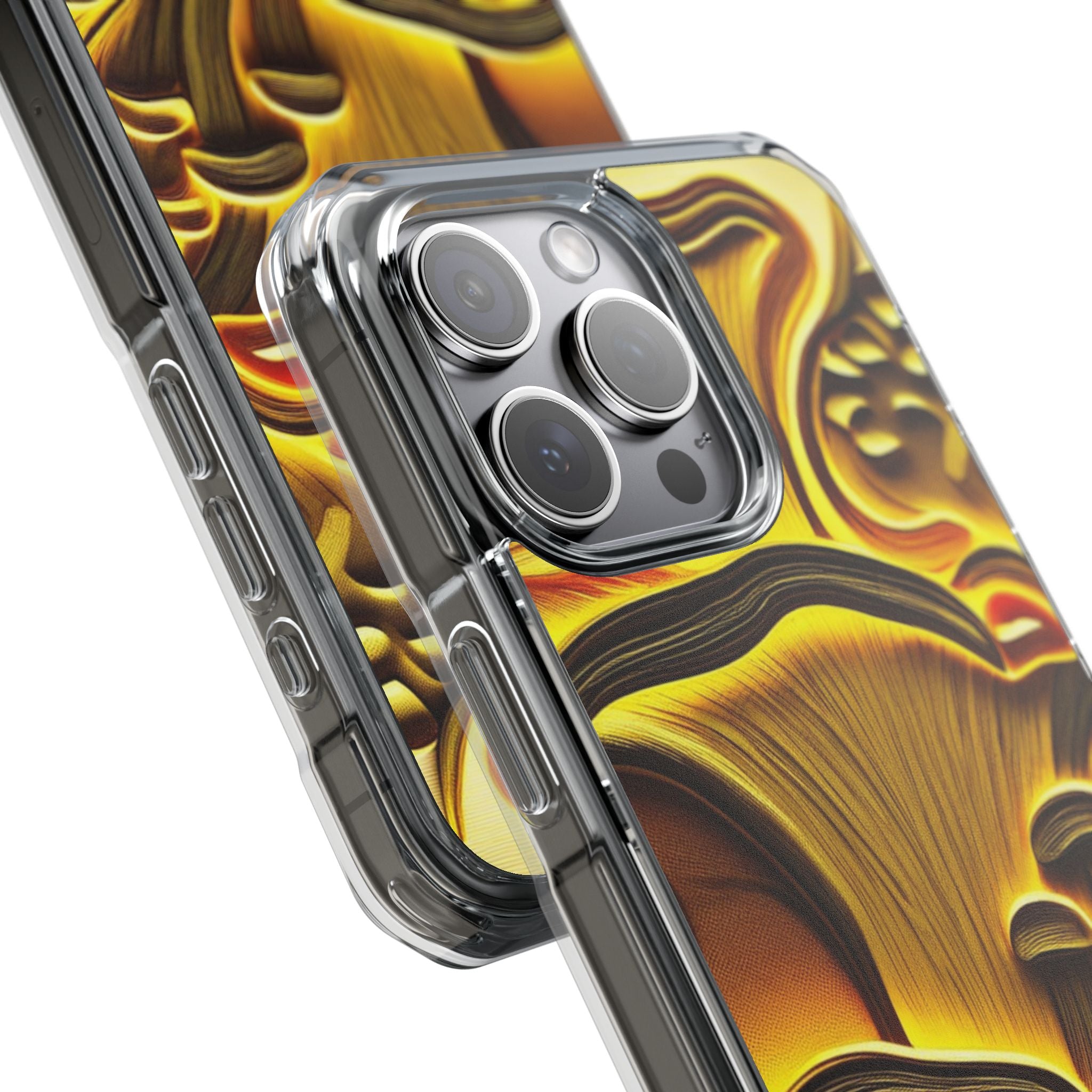 Golden Fungi Phone Case – Forest Glow Edition