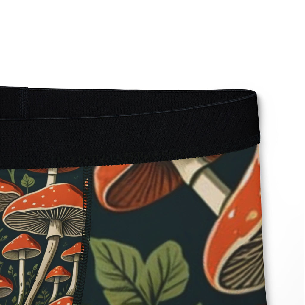 Mushroom Forest Men's Boxer Briefs – Red Toadstool All-Over Print Underwear