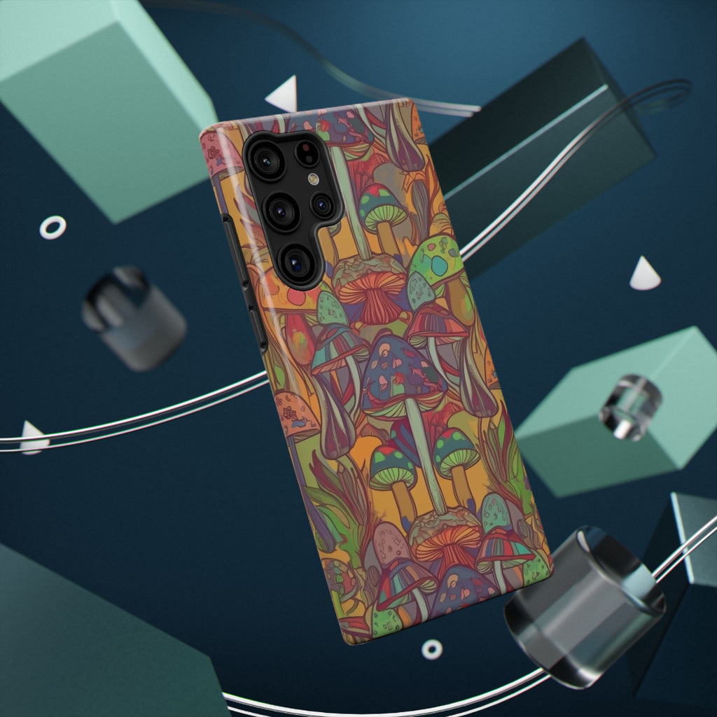 Mushroom Grove Impact-Resistant Case, Unique Phone Cover for Nature Lovers, Mushroom Art Gifts, Phone Accessories for Festivals, [...]