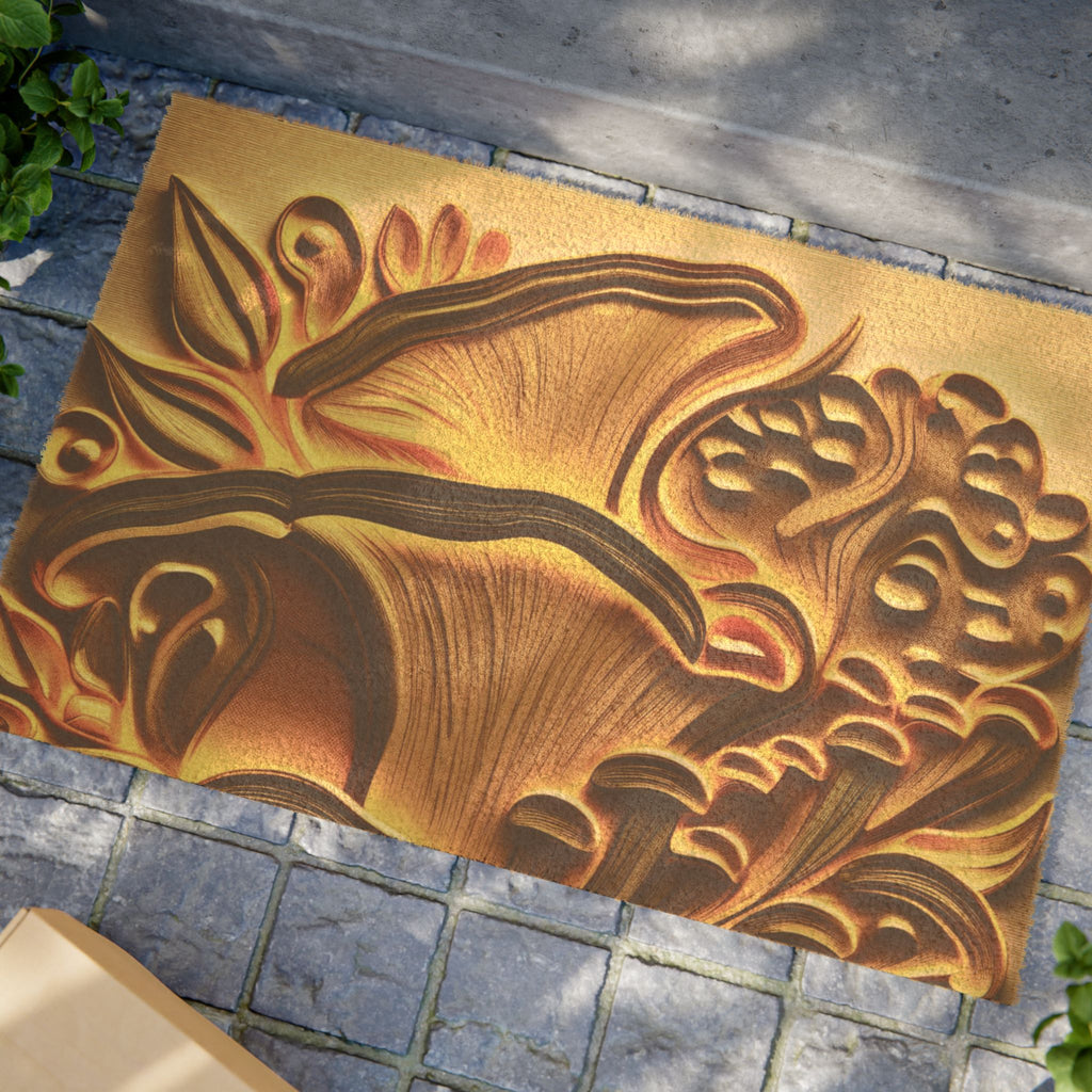 Alfombra de exterior de setas "Spore & Simplicity" Duradera, Resistente a la intemperie
