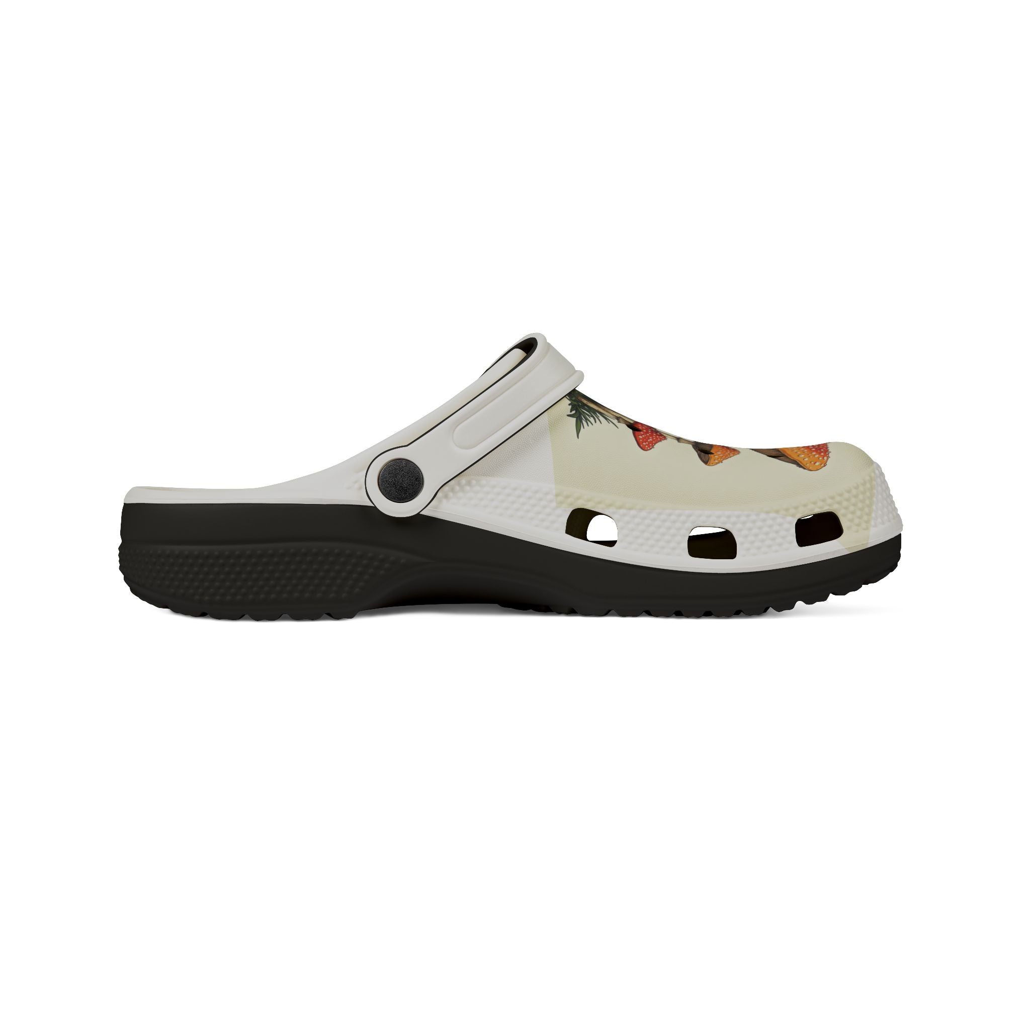 Mushroom Garden EVA Foam Clogs — Printed Comfort Shoes