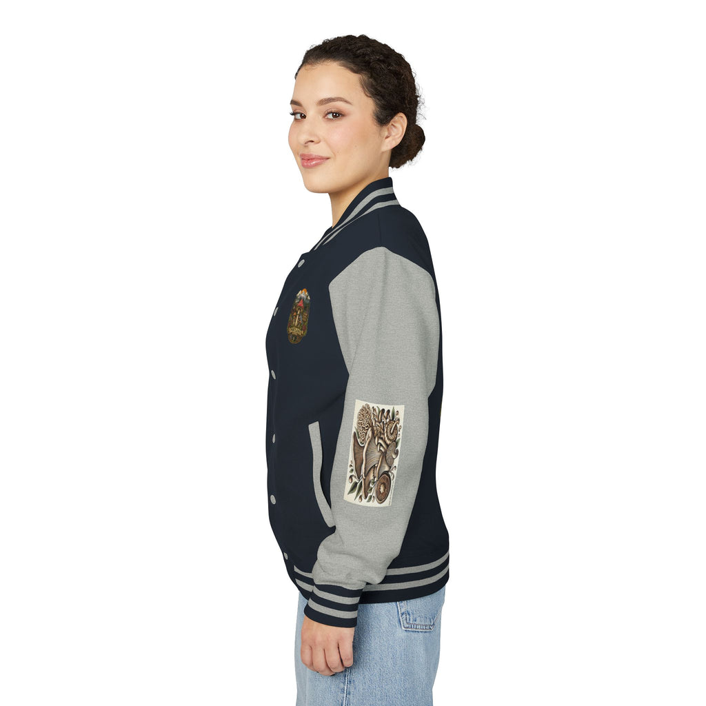 Portland Mushroom Patch Letterman Jacket