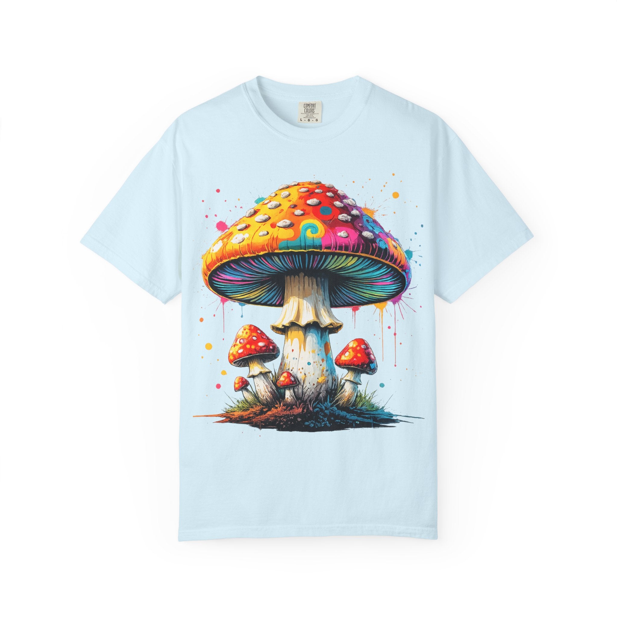 City: Lake Oswego Mushroom T-Shirt — Vintage Nature & Psychedelic Fungi Design