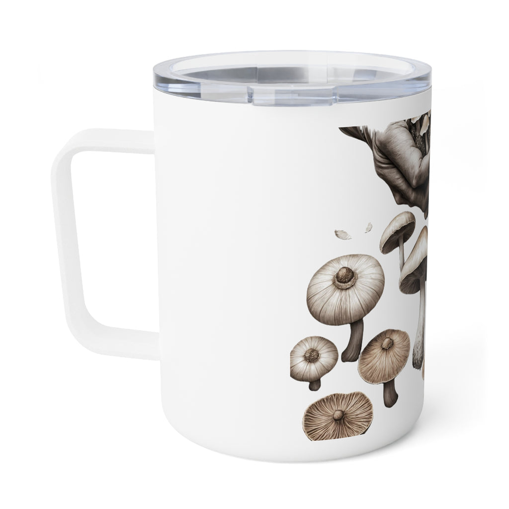 Mug: Mushroom Harvest 10oz Insulated Coffee Mug