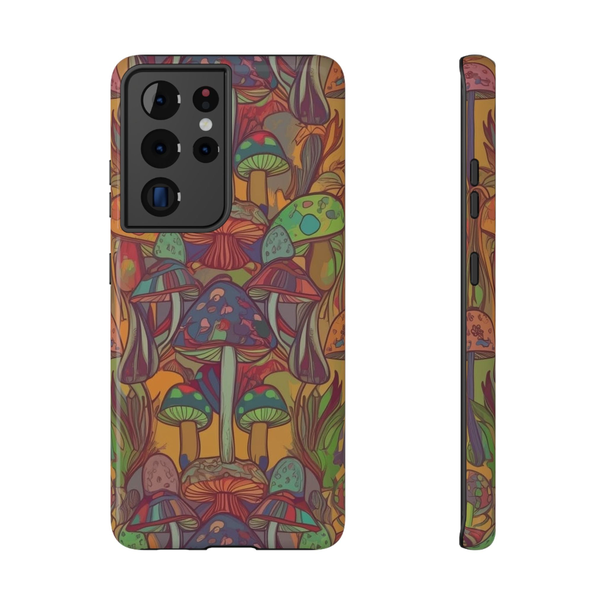 Mushroom Grove Impact-Resistant Case, Unique Phone Cover for Nature Lovers, Mushroom Art Gifts, Phone Accessories for Festivals, [...]