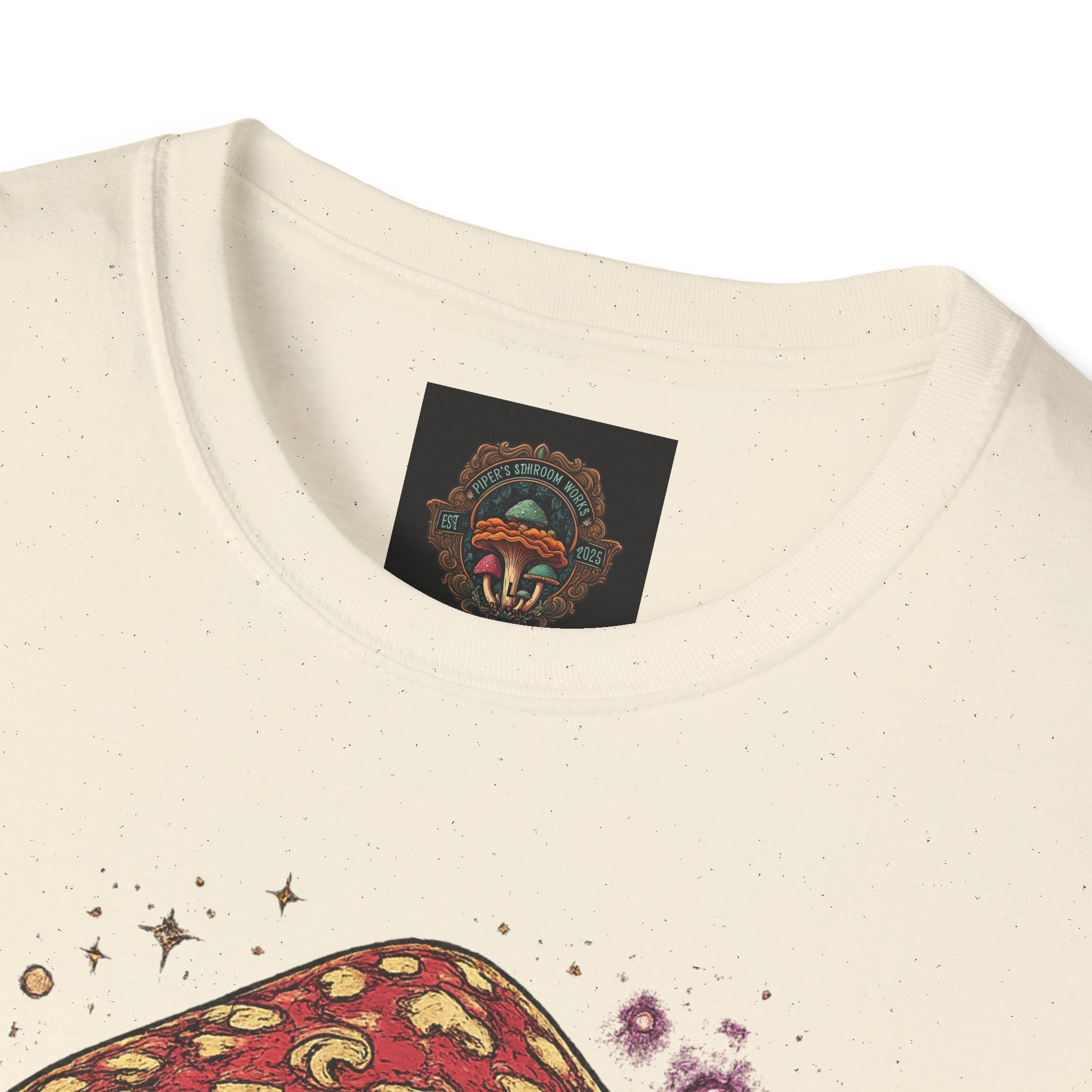 City: Portland Mushroom Magic T-Shirt — Vintage Red Toadstool Illustration