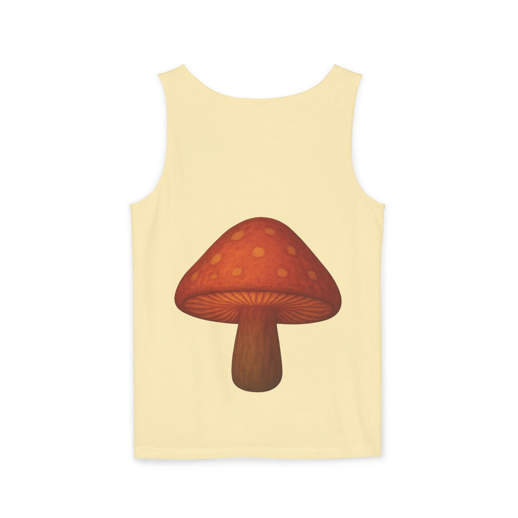 City: Portland Mushroom Tank Top — Vintage Forest Travel Graphic