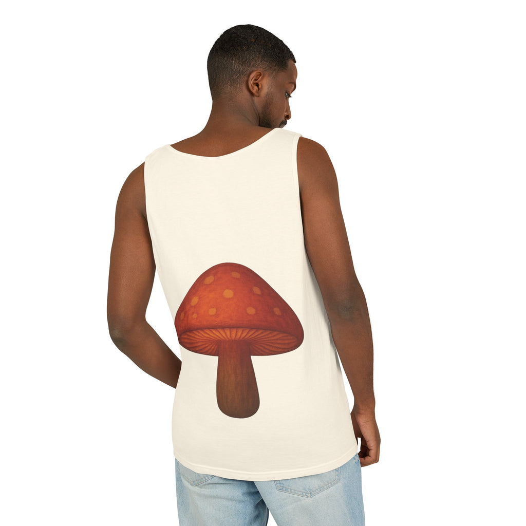 City: Portland Mushroom Tank Top — Vintage Forest Travel Graphic