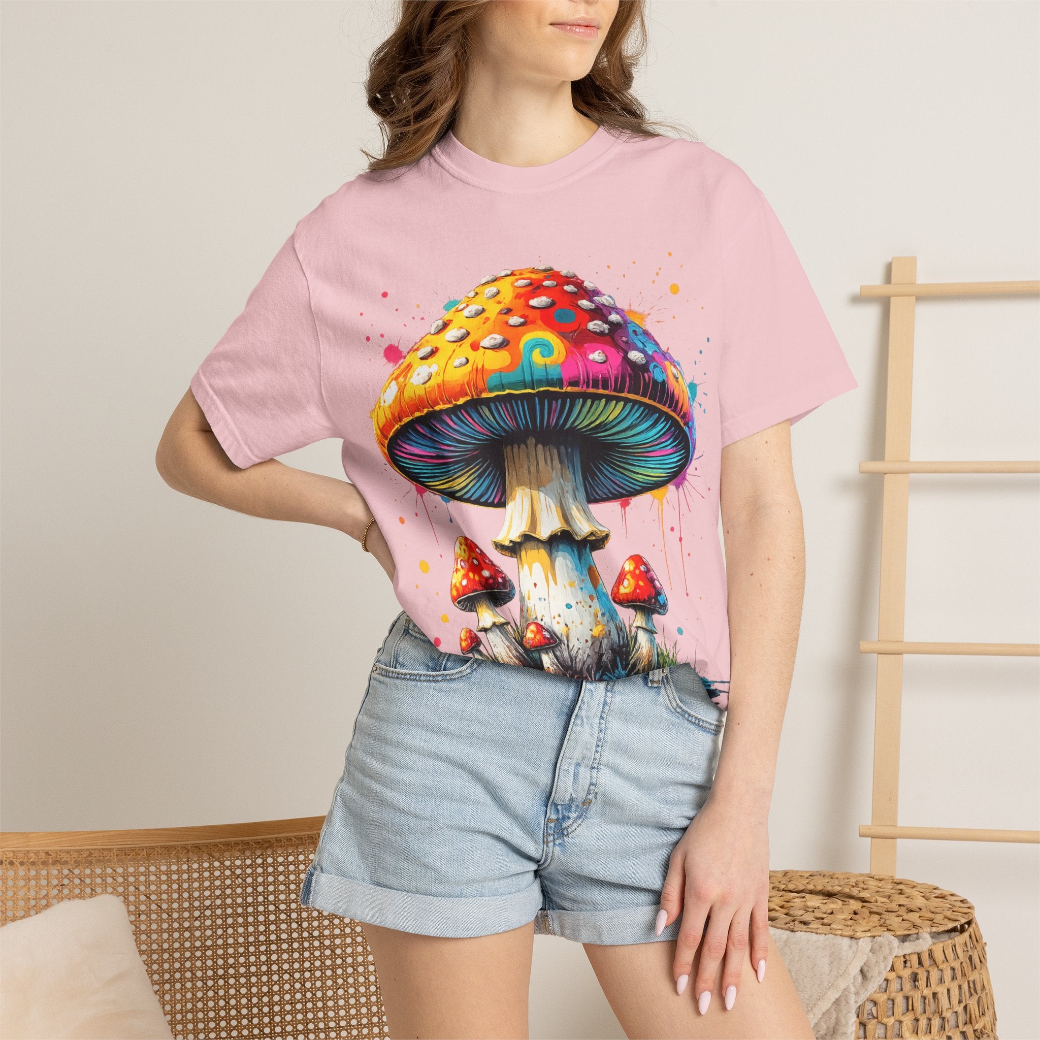 City: Lake Oswego Mushroom T-Shirt — Vintage Nature & Psychedelic Fungi Design