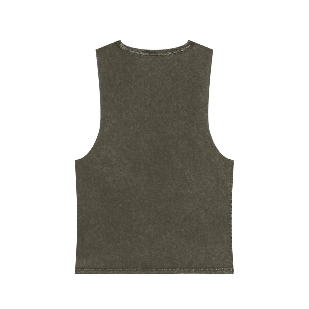 Portland Mushroom Graphic Tank — Stonewash Vintage Nature Tank Top