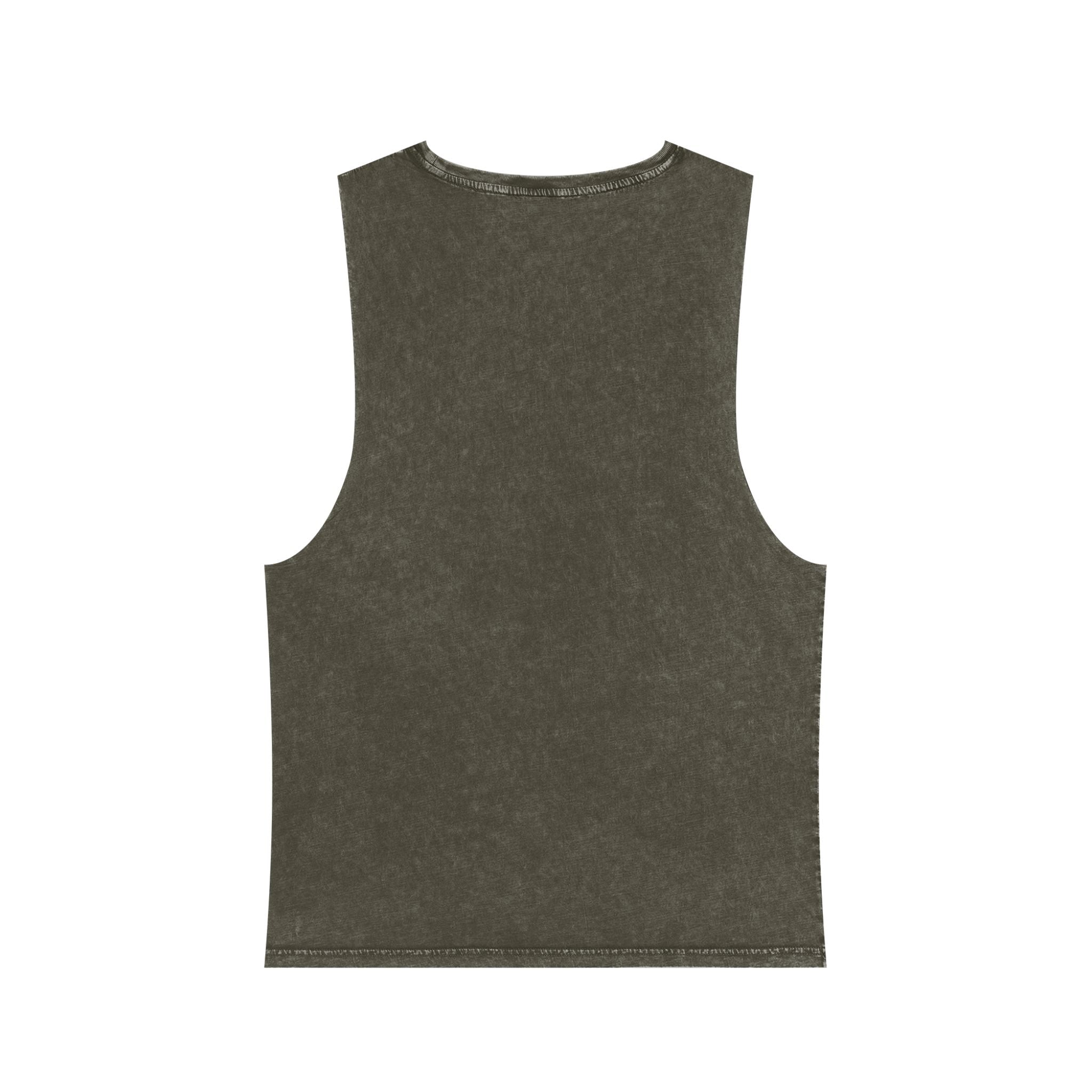 Portland Mushroom Graphic Tank — Stonewash Vintage Nature Tank Top