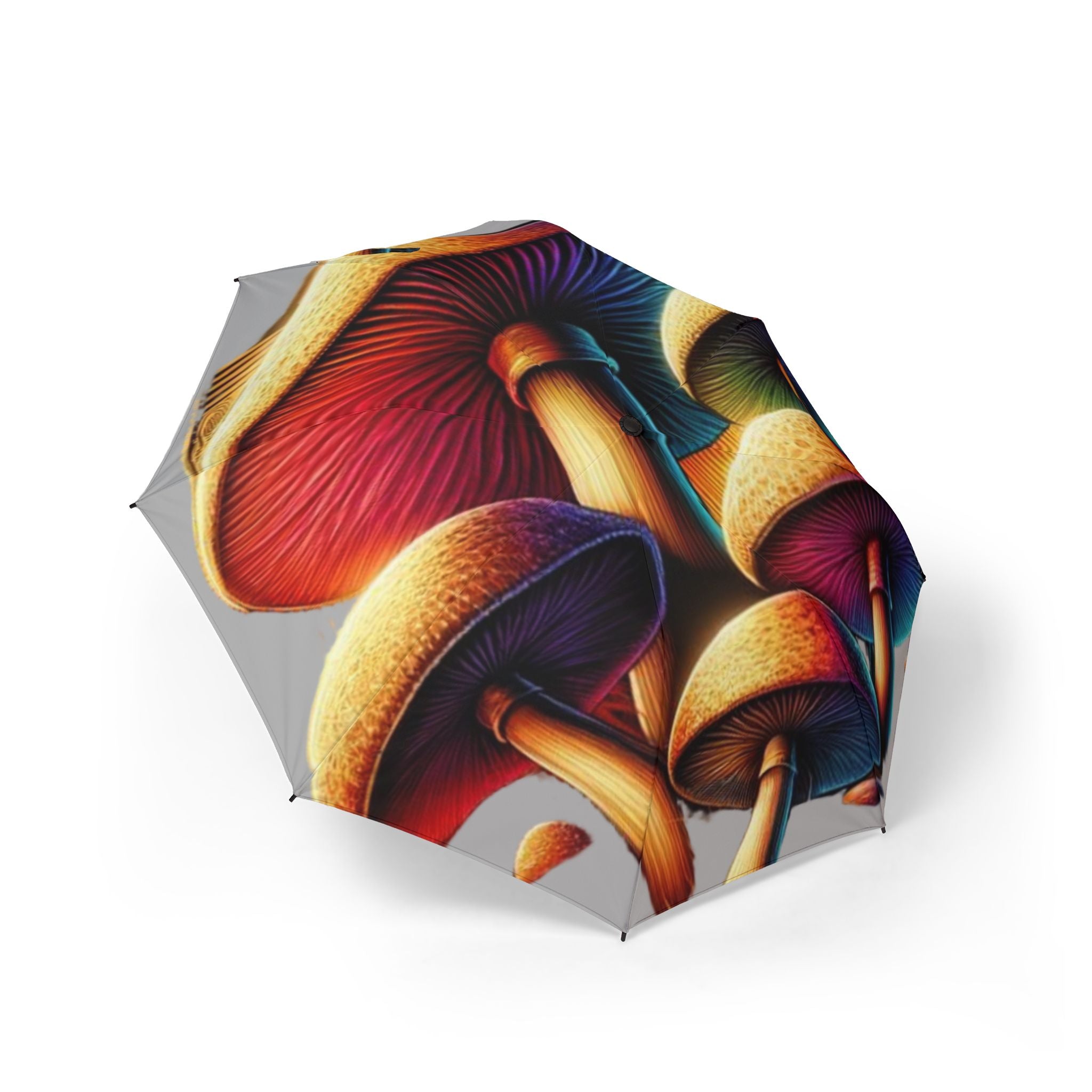 Prismatic Mushroom Umbrella – Where Rain Meets Radiance