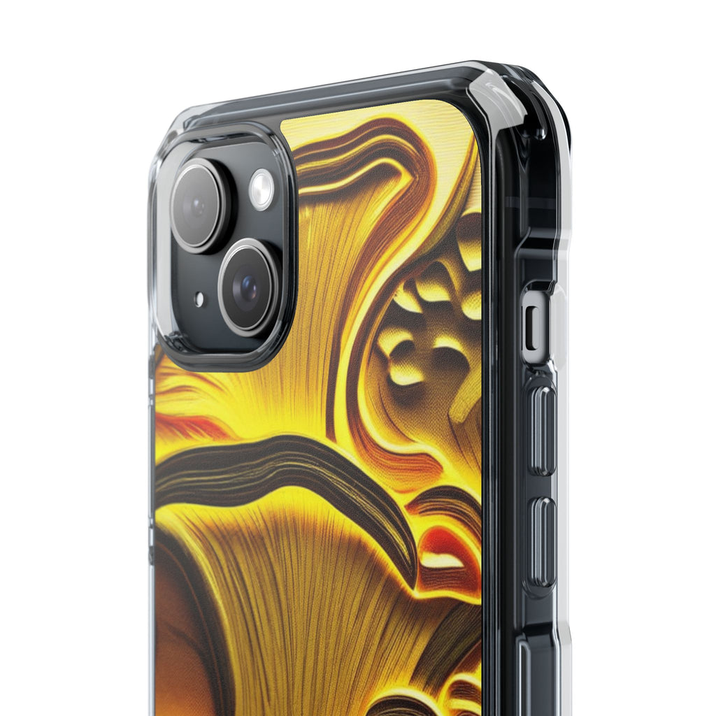 Golden Fungi Phone Case – Forest Glow Edition