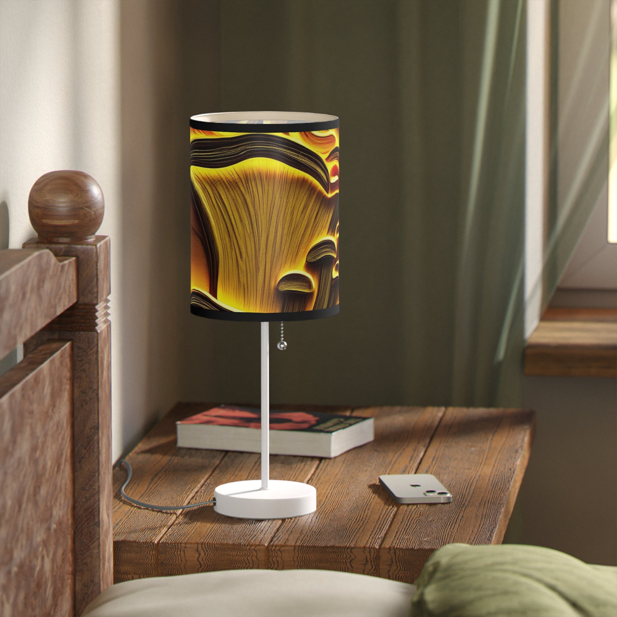 Golden Glow Mushroom Lamp – Forest Light Edition"