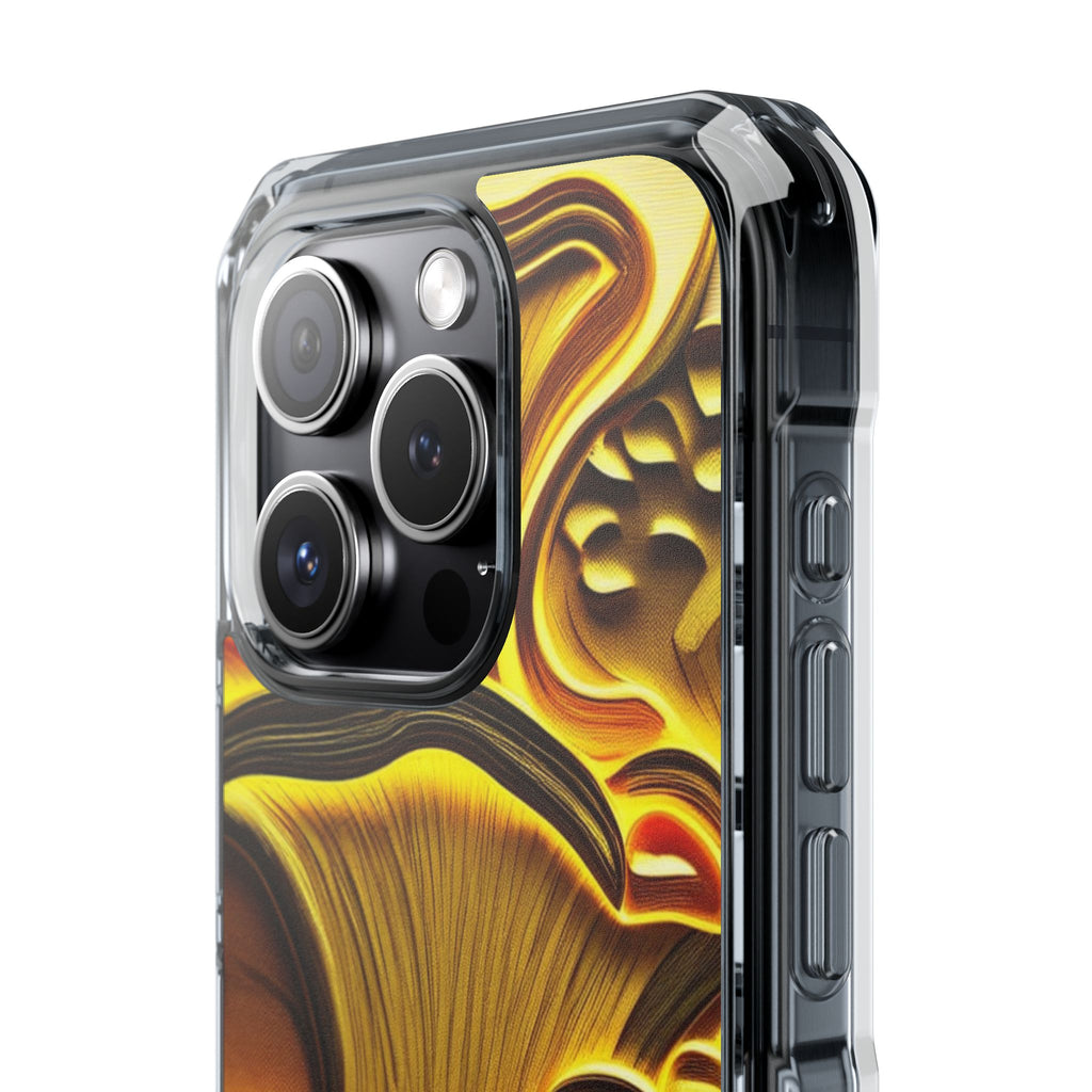 Golden Fungi Phone Case – Forest Glow Edition