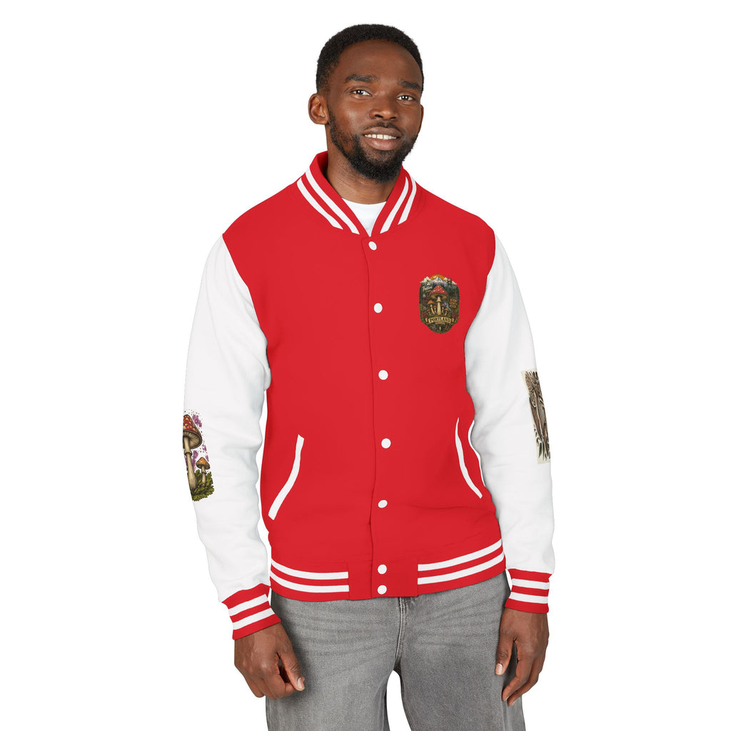 Portland Mushroom Patch Letterman Jacket