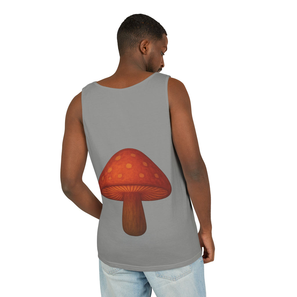 City: Portland Mushroom Tank Top — Vintage Forest Travel Graphic