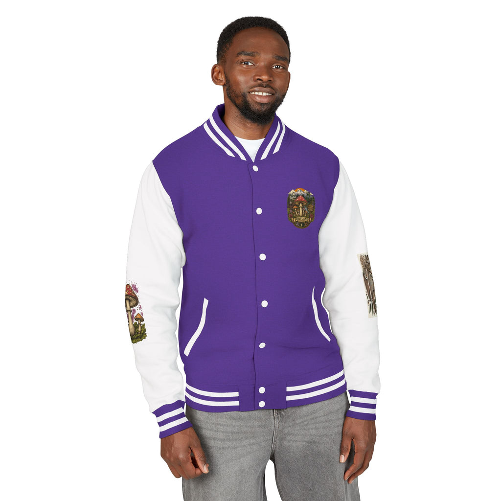 Portland Mushroom Patch Letterman Jacket
