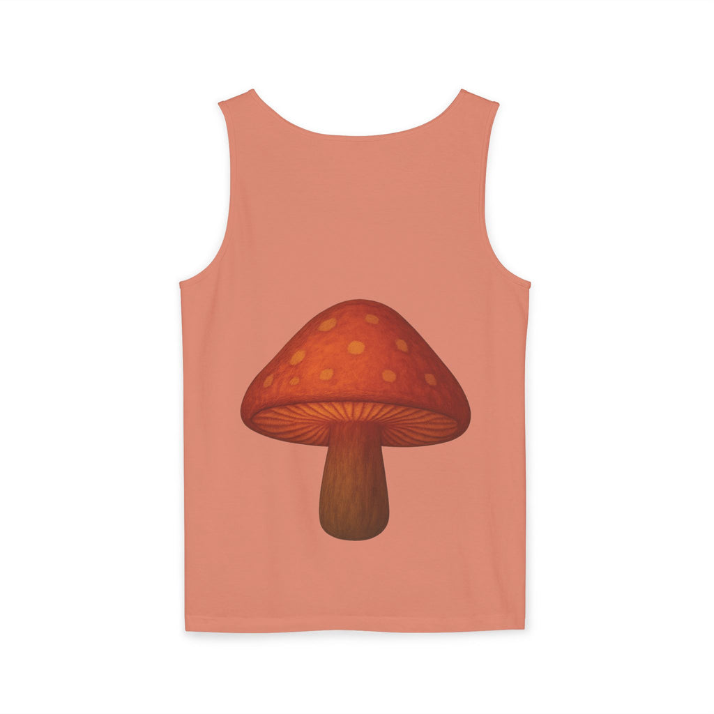 City: Portland Mushroom Tank Top — Vintage Forest Travel Graphic