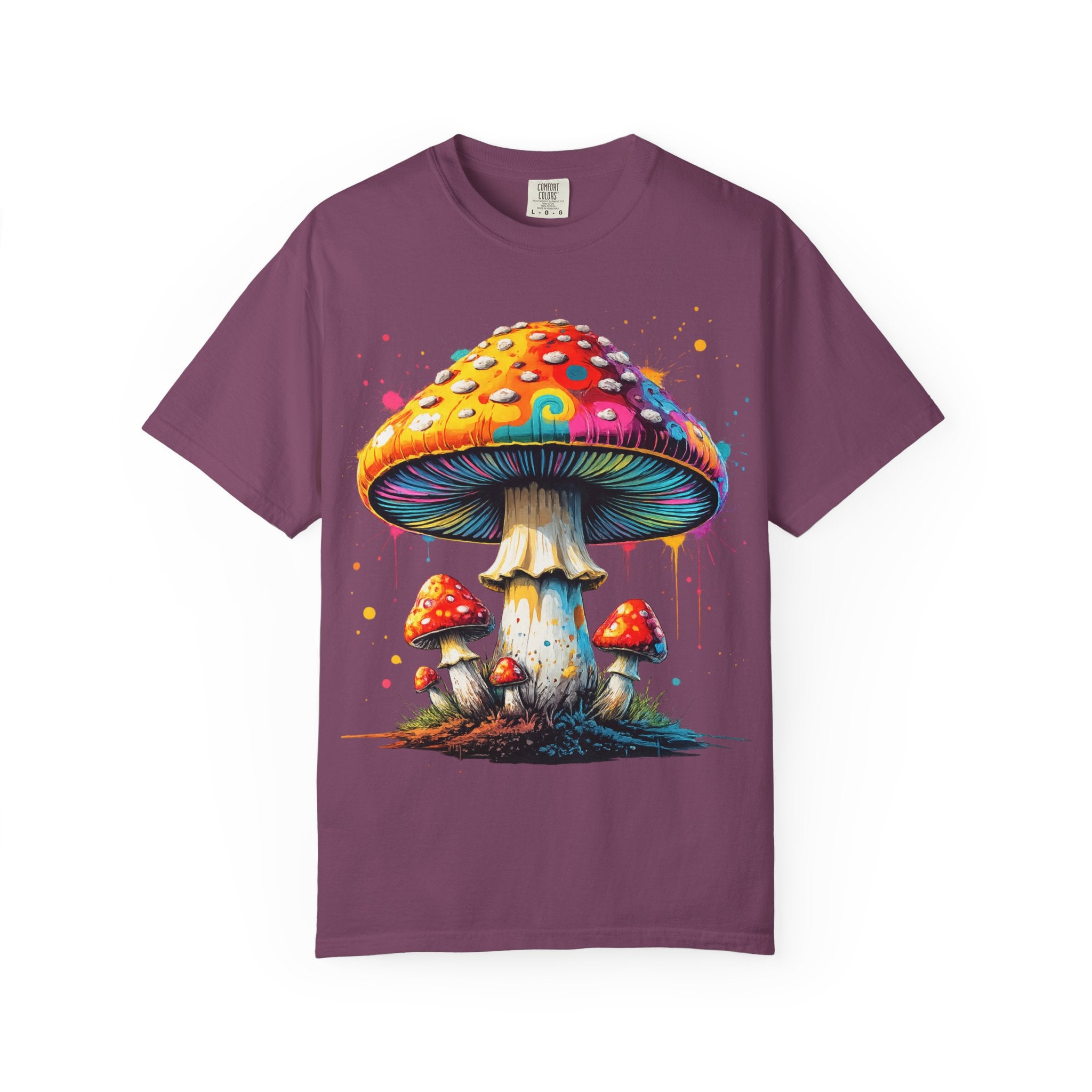 City: Lake Oswego Mushroom T-Shirt — Vintage Nature & Psychedelic Fungi Design