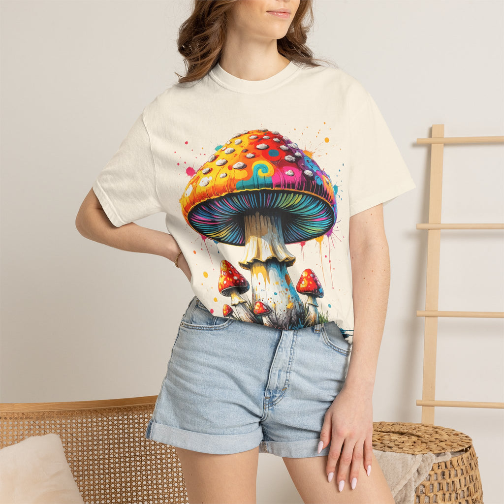 City: Lake Oswego Mushroom T-Shirt — Vintage Nature & Psychedelic Fungi Design