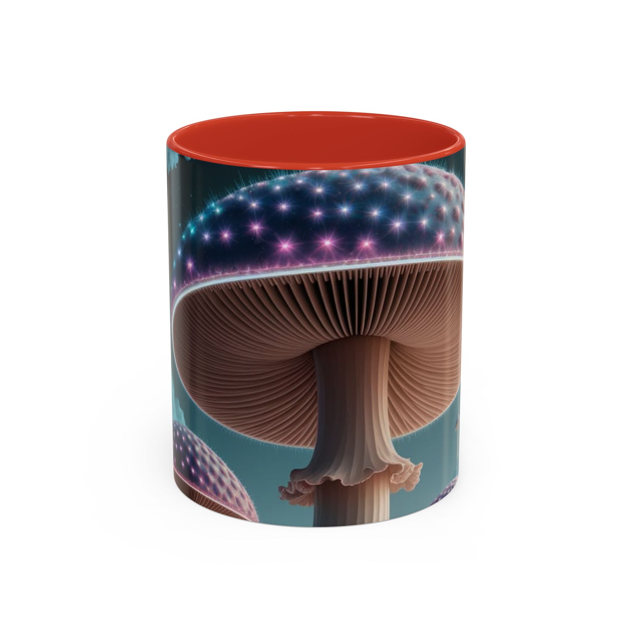 Mug: Mystical Glow Mushroom Coffee Mug — Psychedelic Fantasy Accent Mug