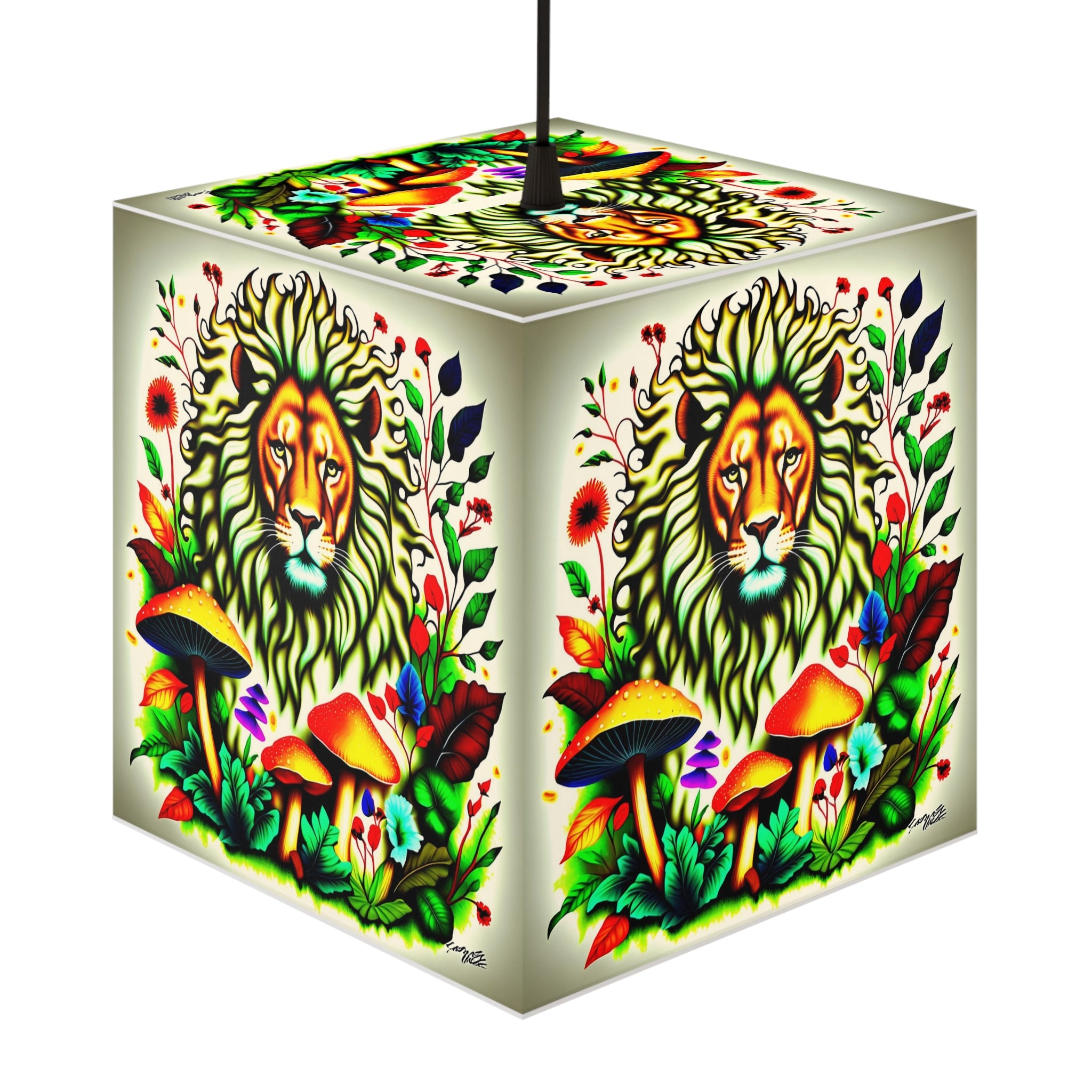 Cubo de luz Lámpara León del Bosque