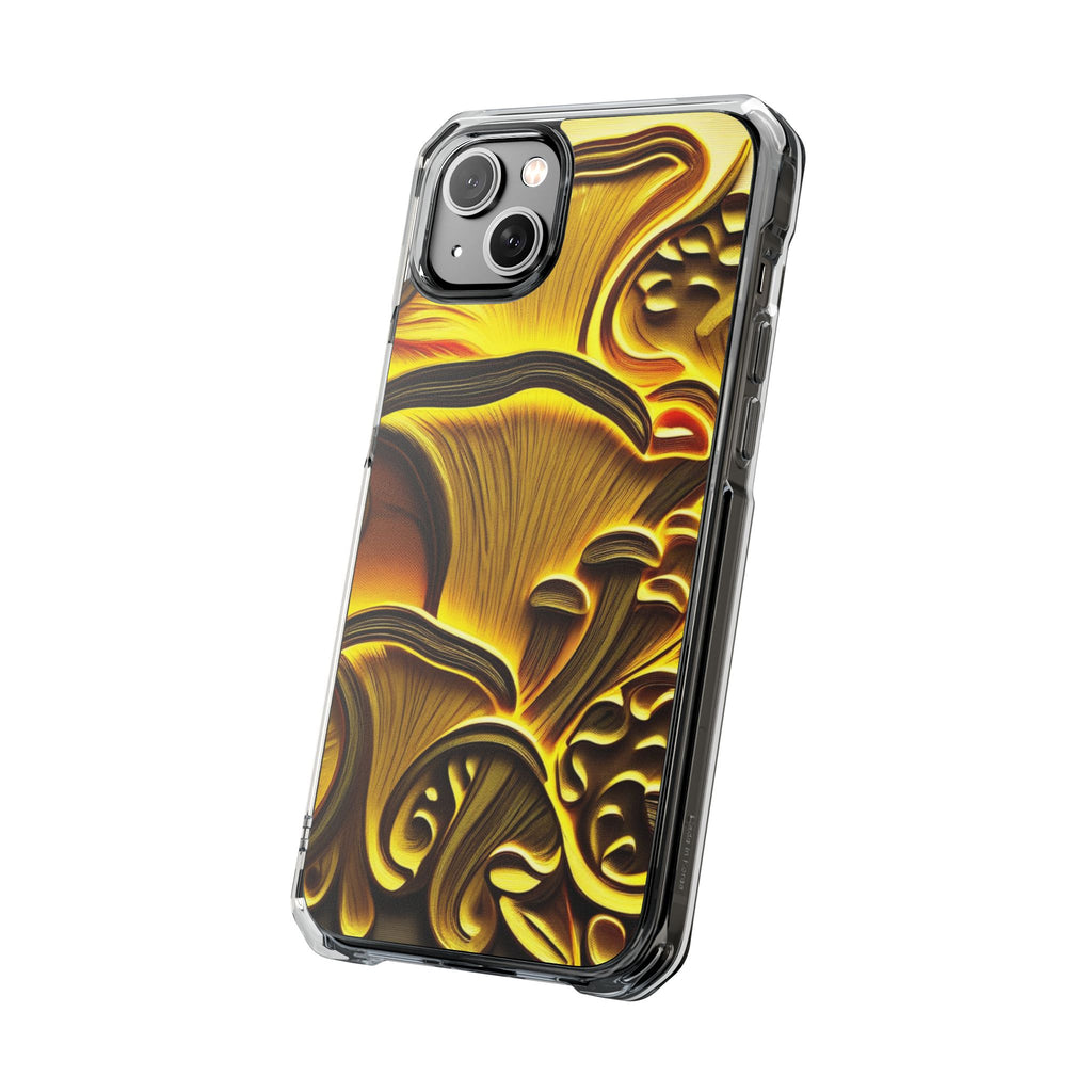 Golden Fungi Phone Case – Forest Glow Edition
