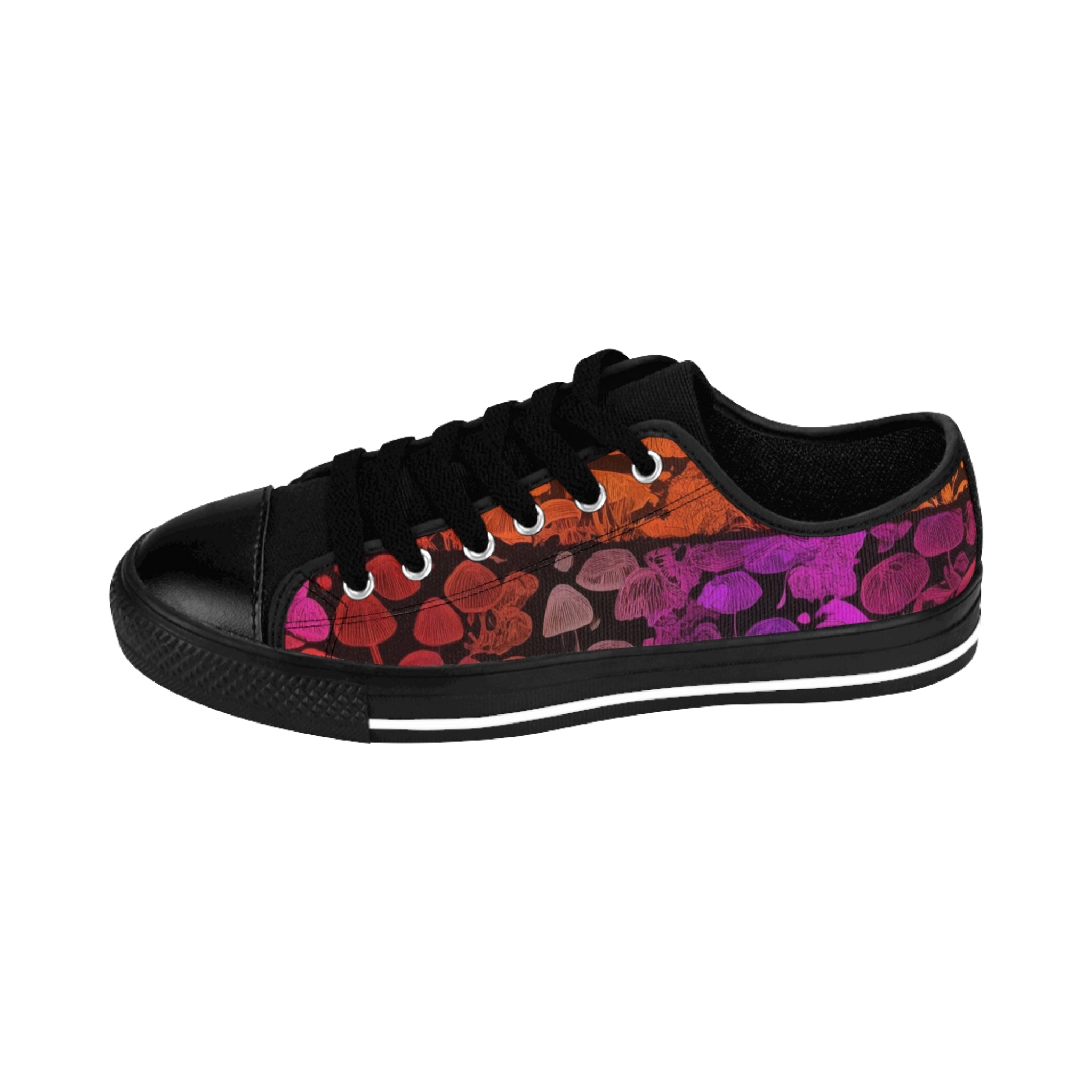 Skull Gradient Sneakers — Men’s Low-Top Street Shoes