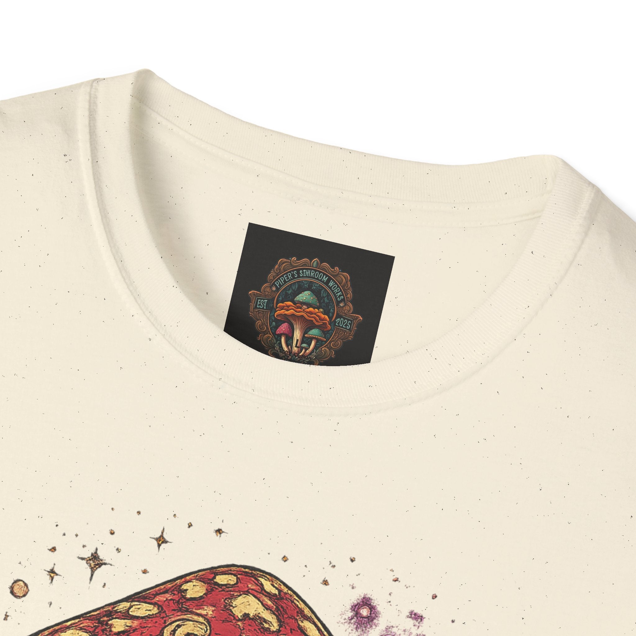 City: Gresham Psychedelic Mushroom Graphic T-Shirt — Red Amanita Illustration