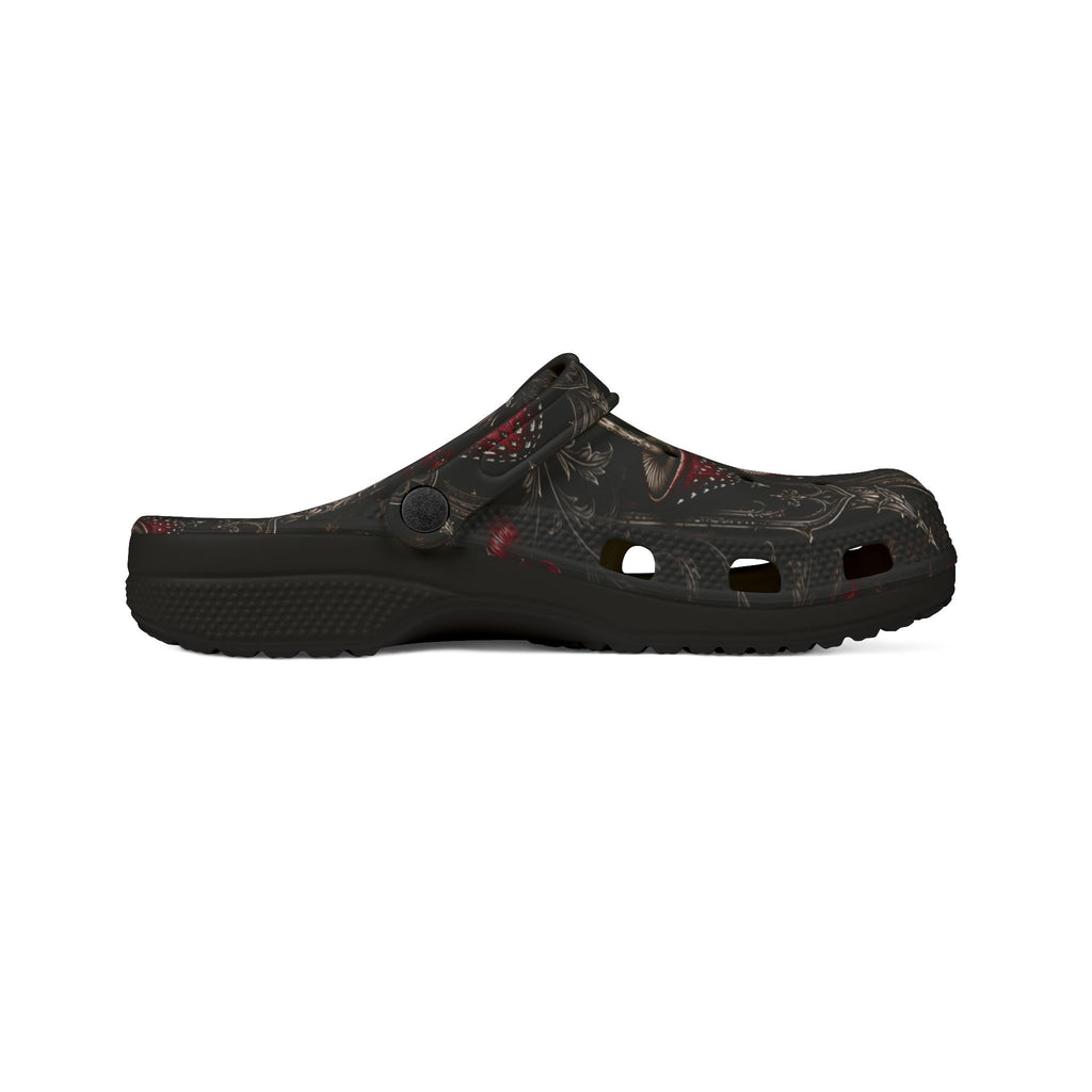 Mushroom Forest Clog — Psychedelic Red Toadstool EVA Foam Shoes